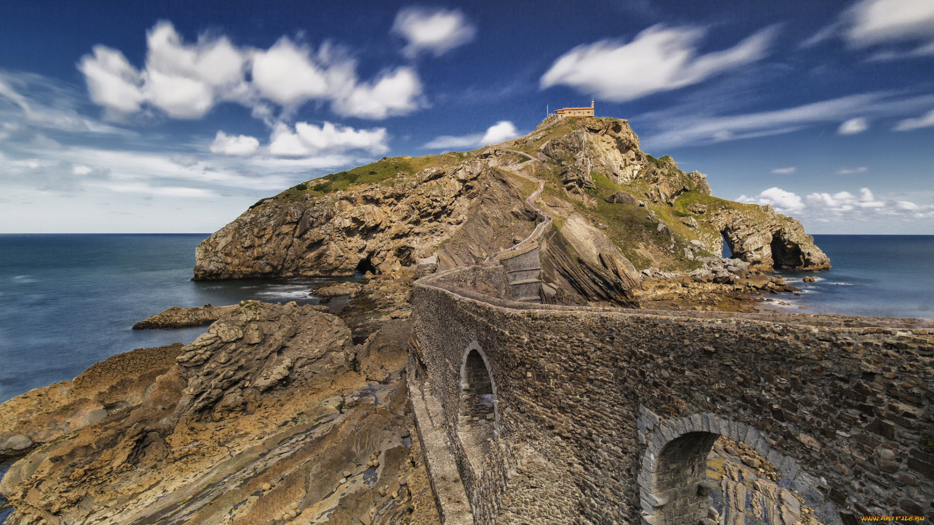 природа, побережье, простор