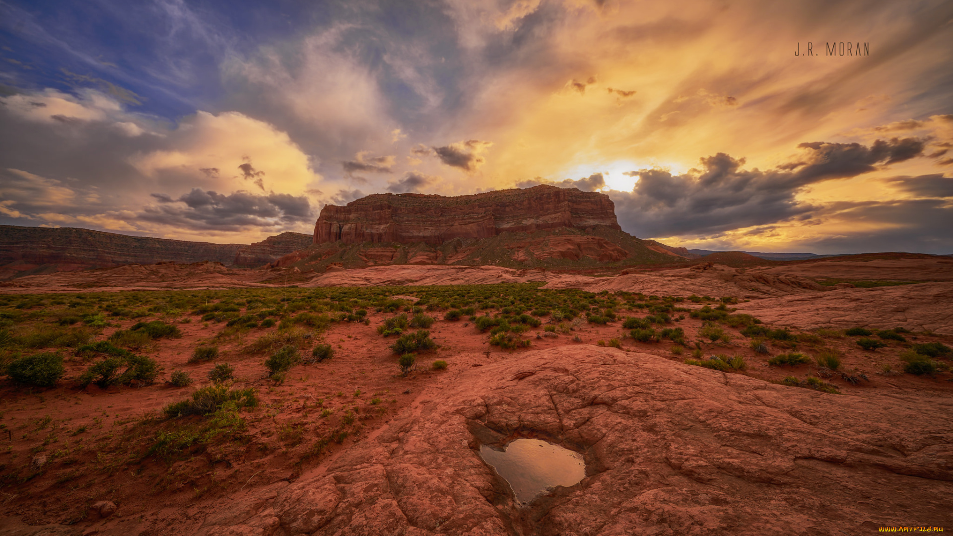 природа, пустыни, простор