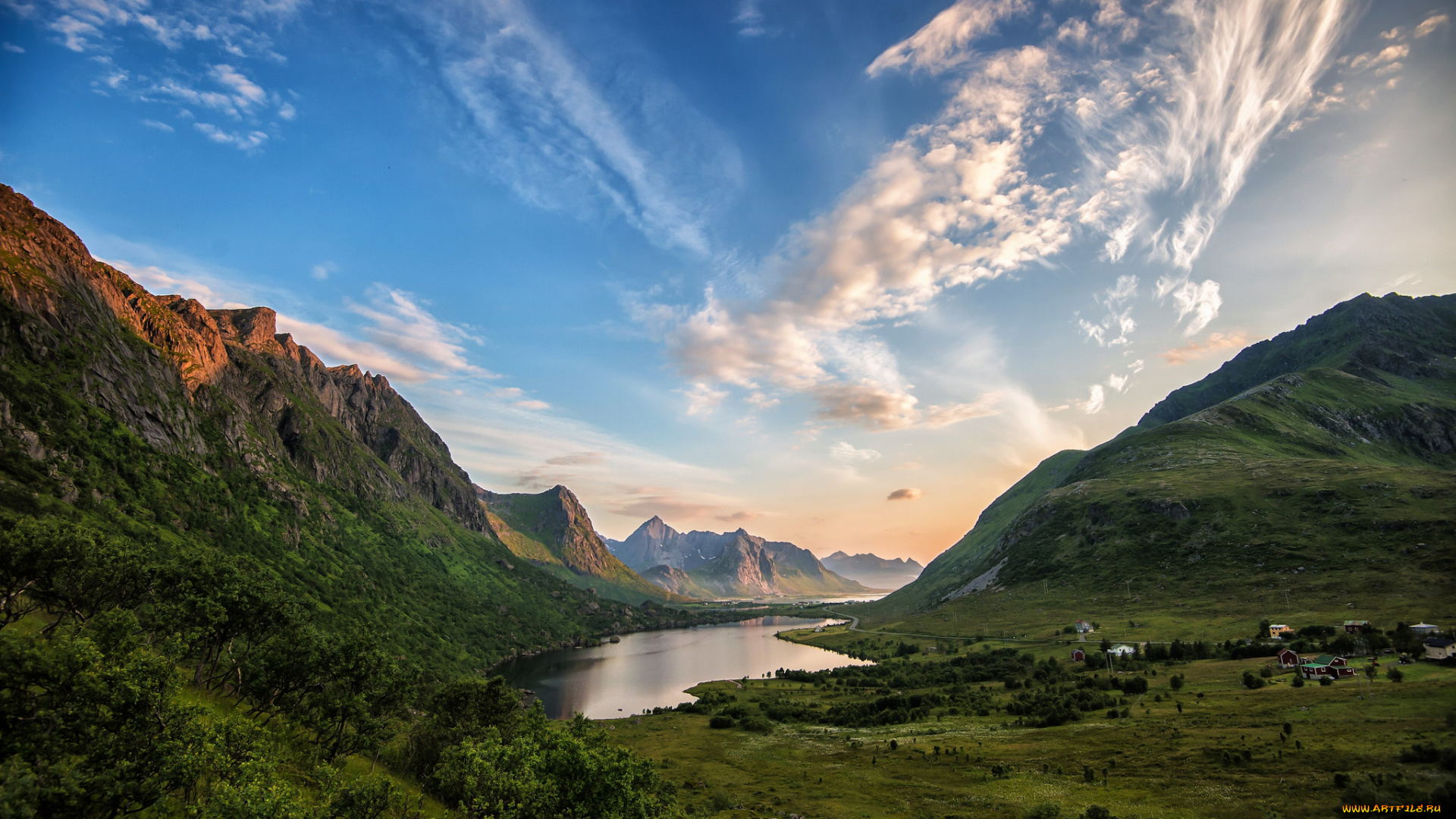 природа, реки, озера, простор