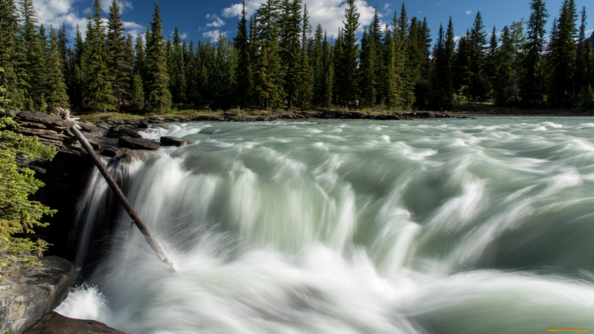природа, водопады, простор