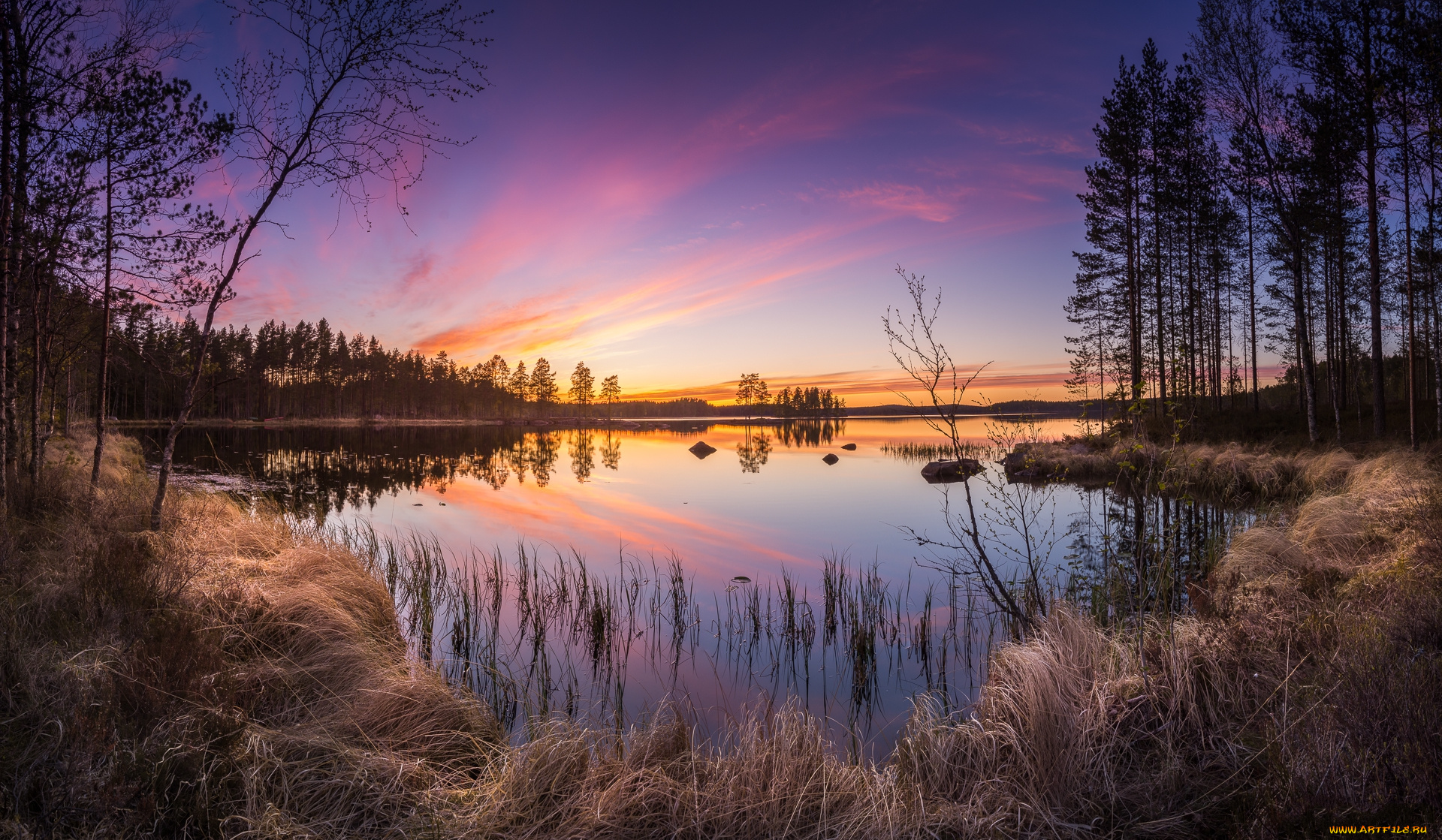 природа, реки, озера, простор