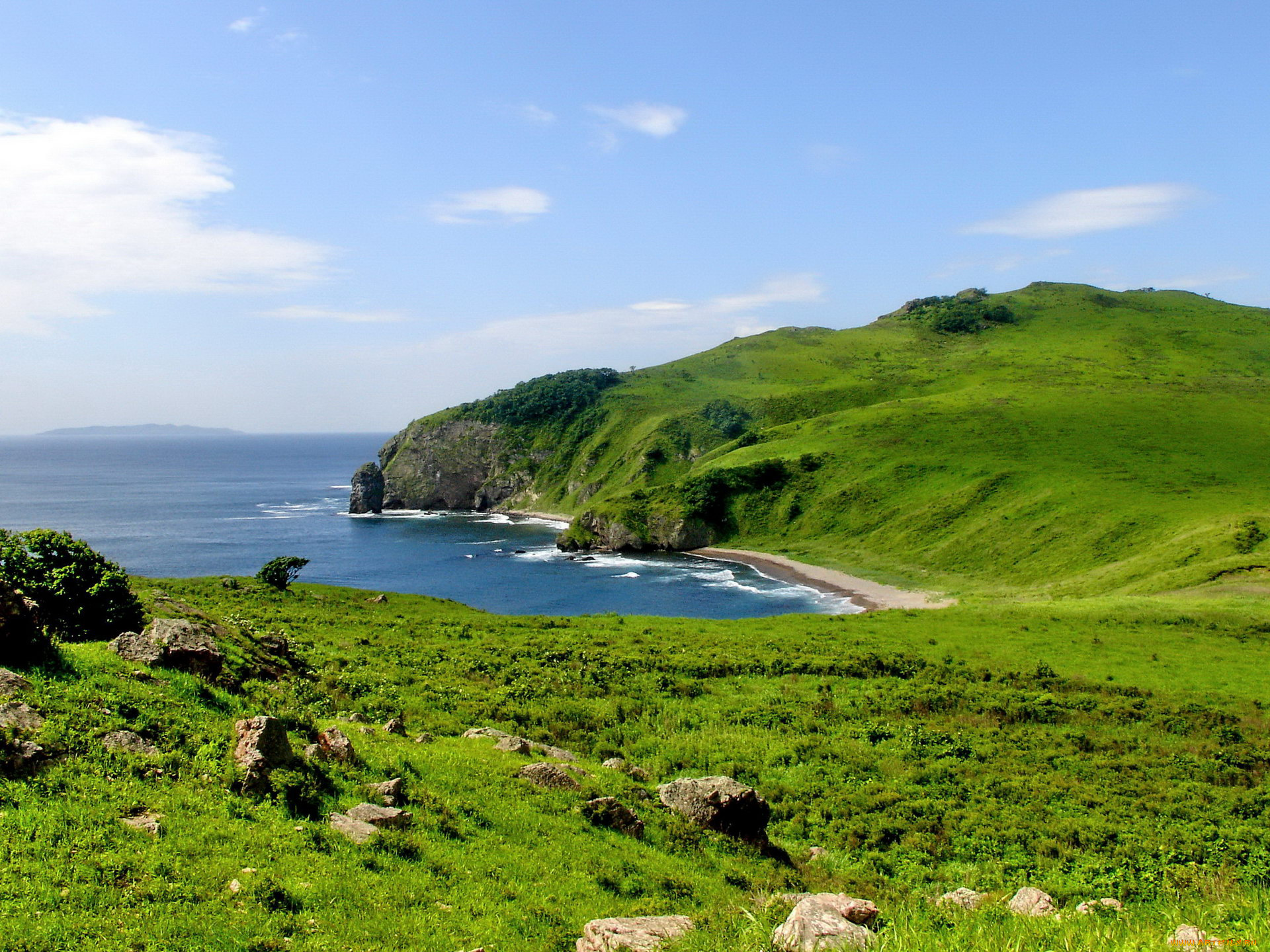 приморье, природа, побережье, берег, море, бухта