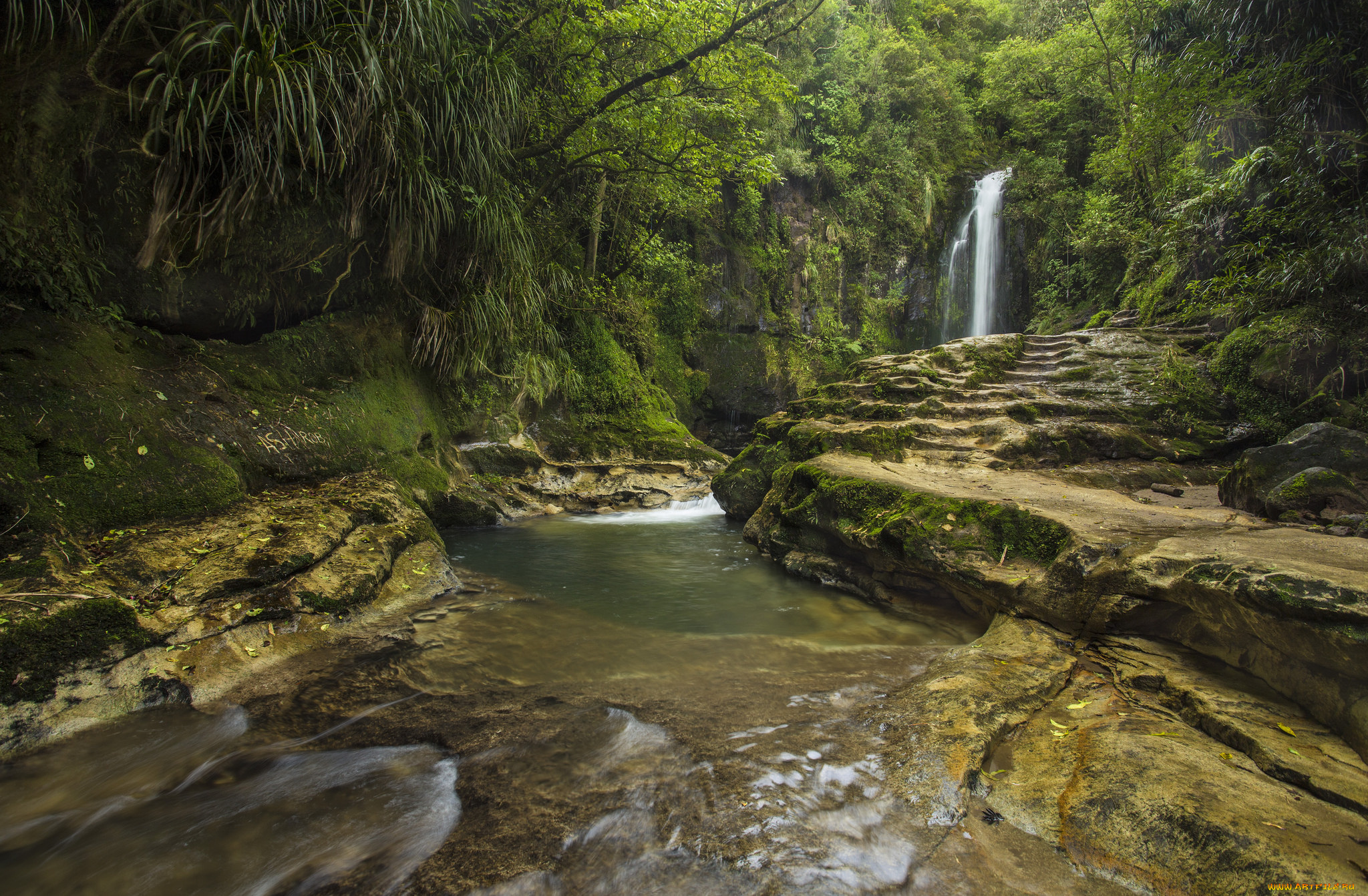 природа, водопады, простор