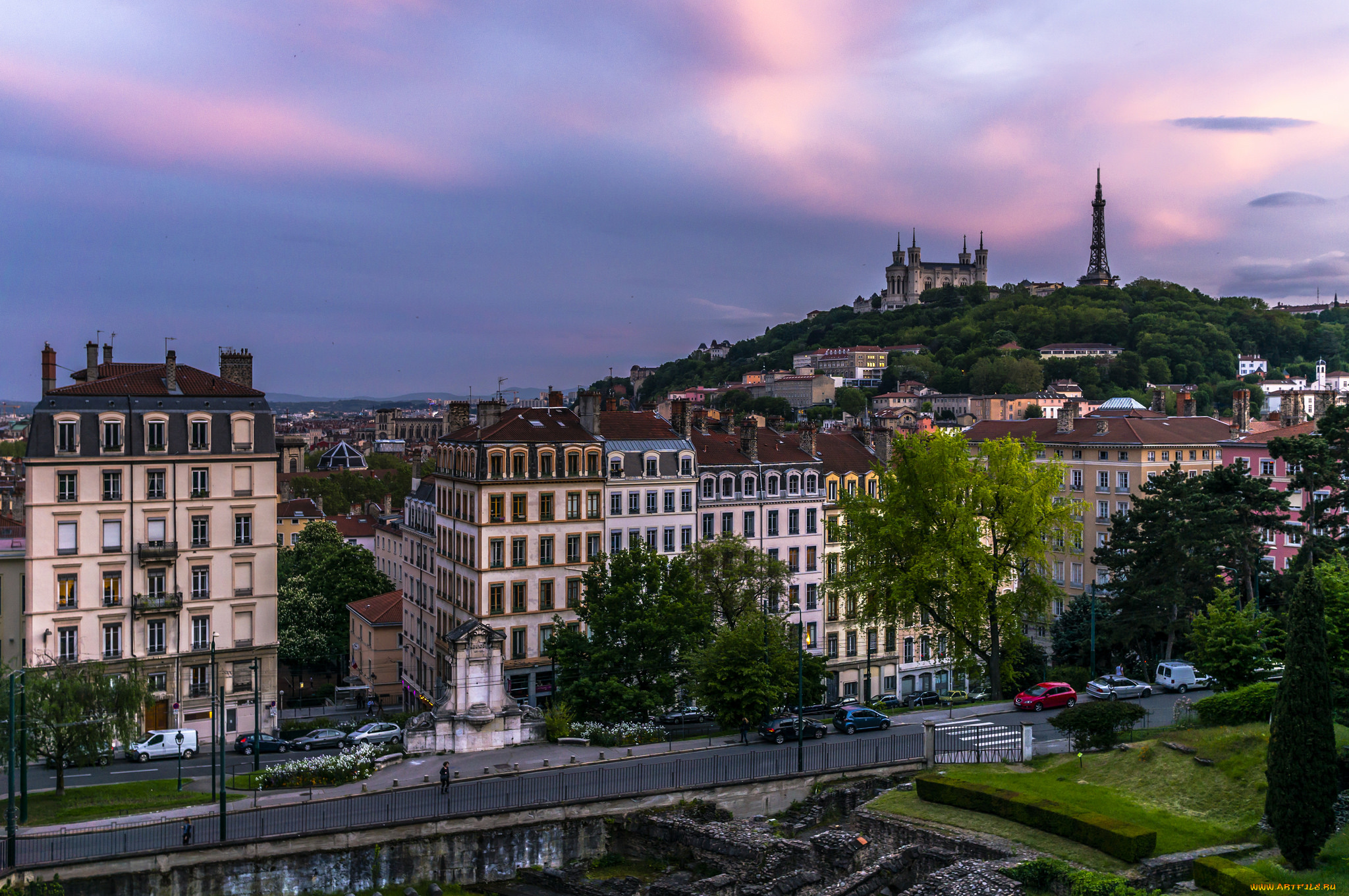 lyon, города, лион, , франция, набережная