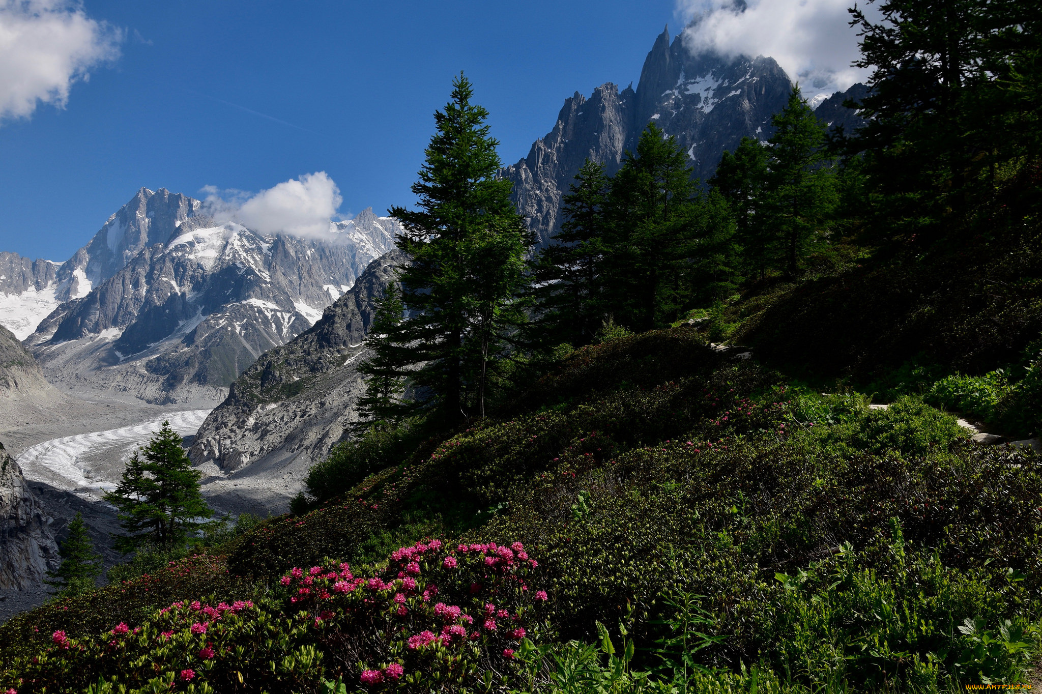 природа, горы, простор