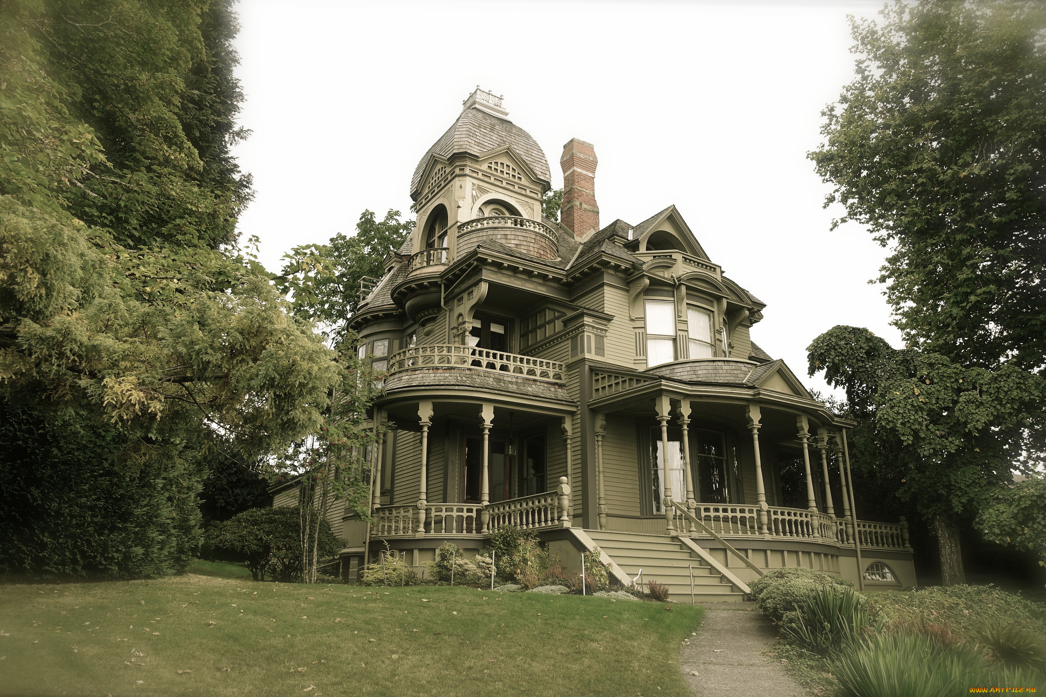 города, -, здания, , дома, особняк