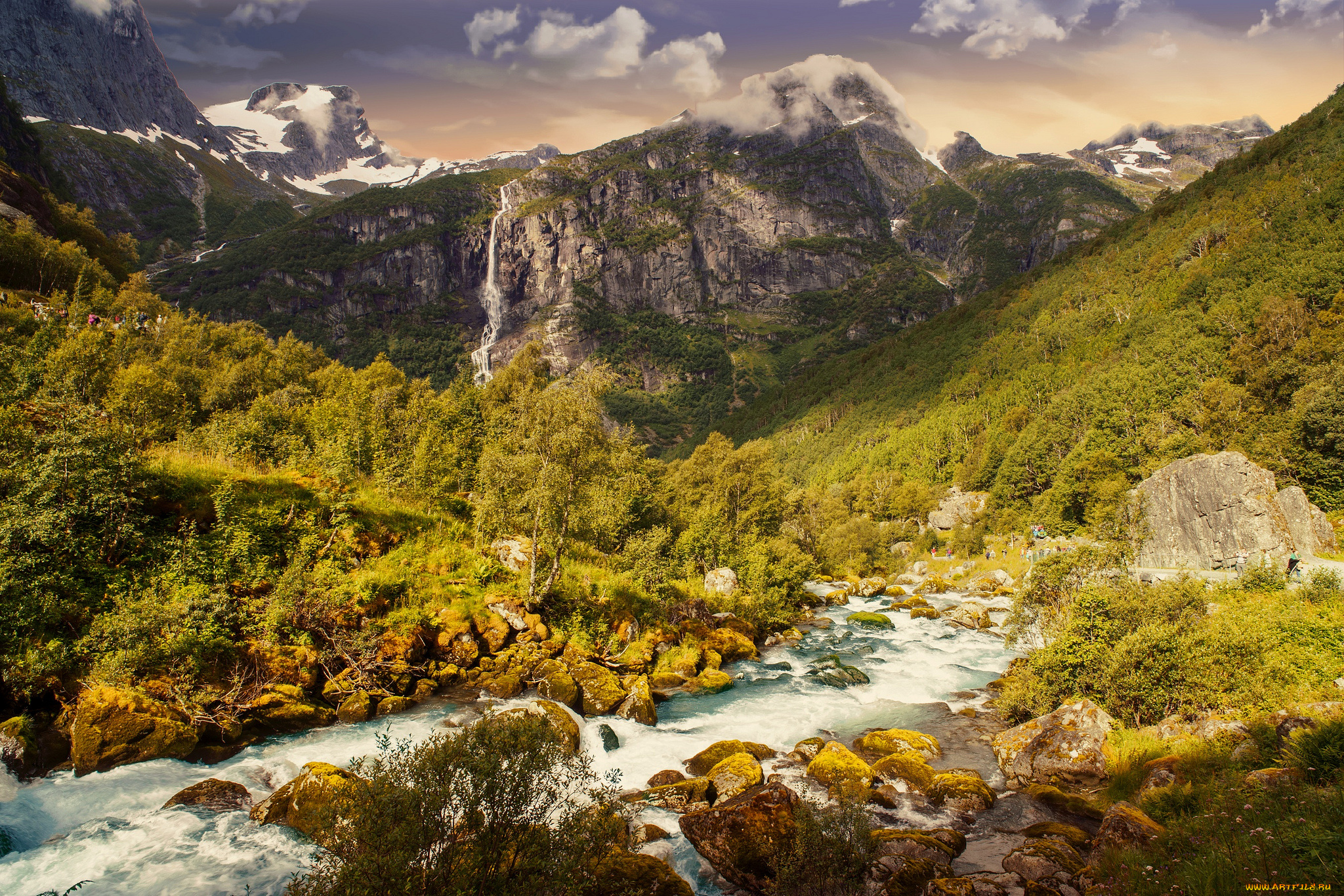 природа, горы, простор