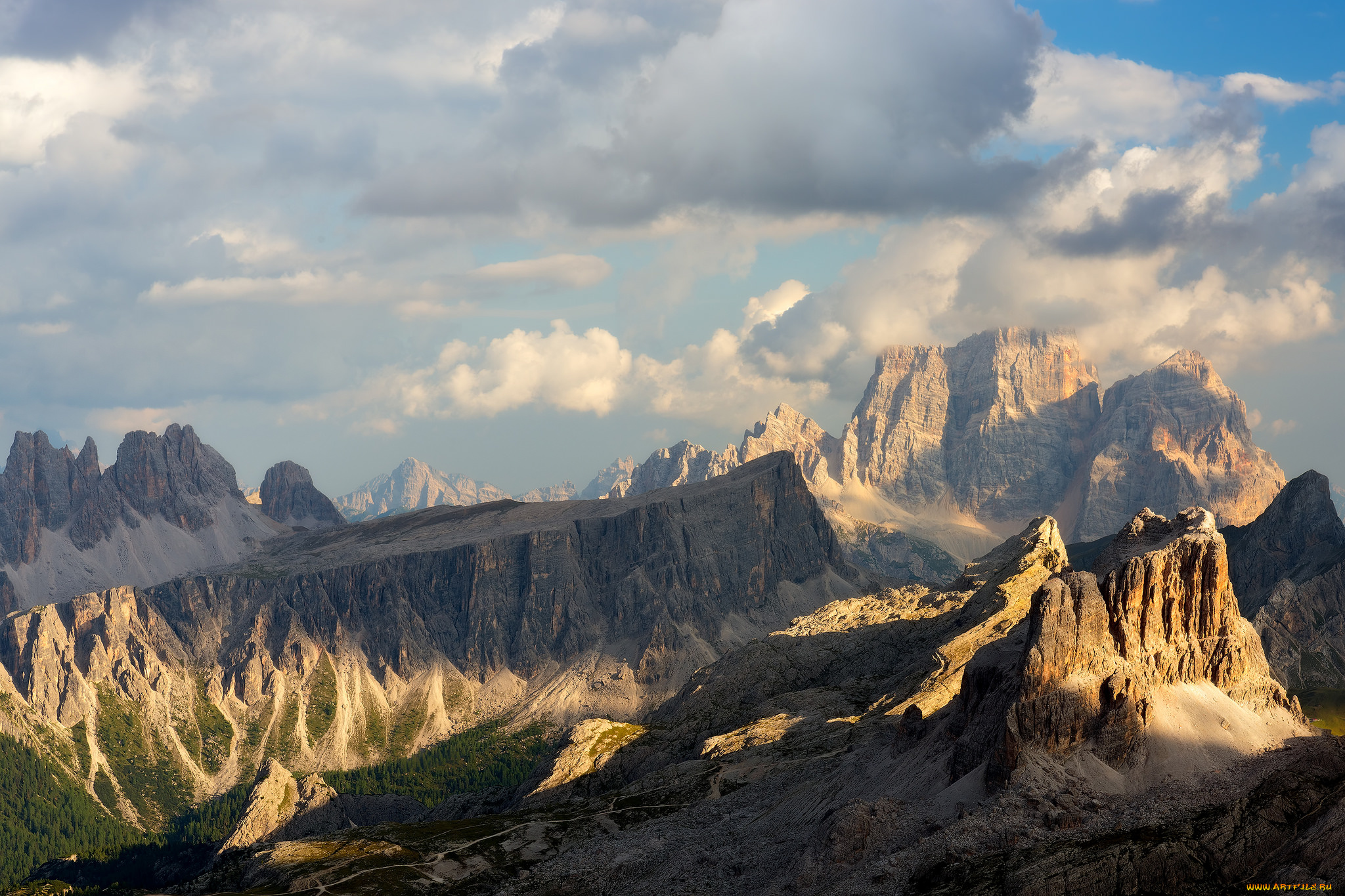 природа, горы, простор