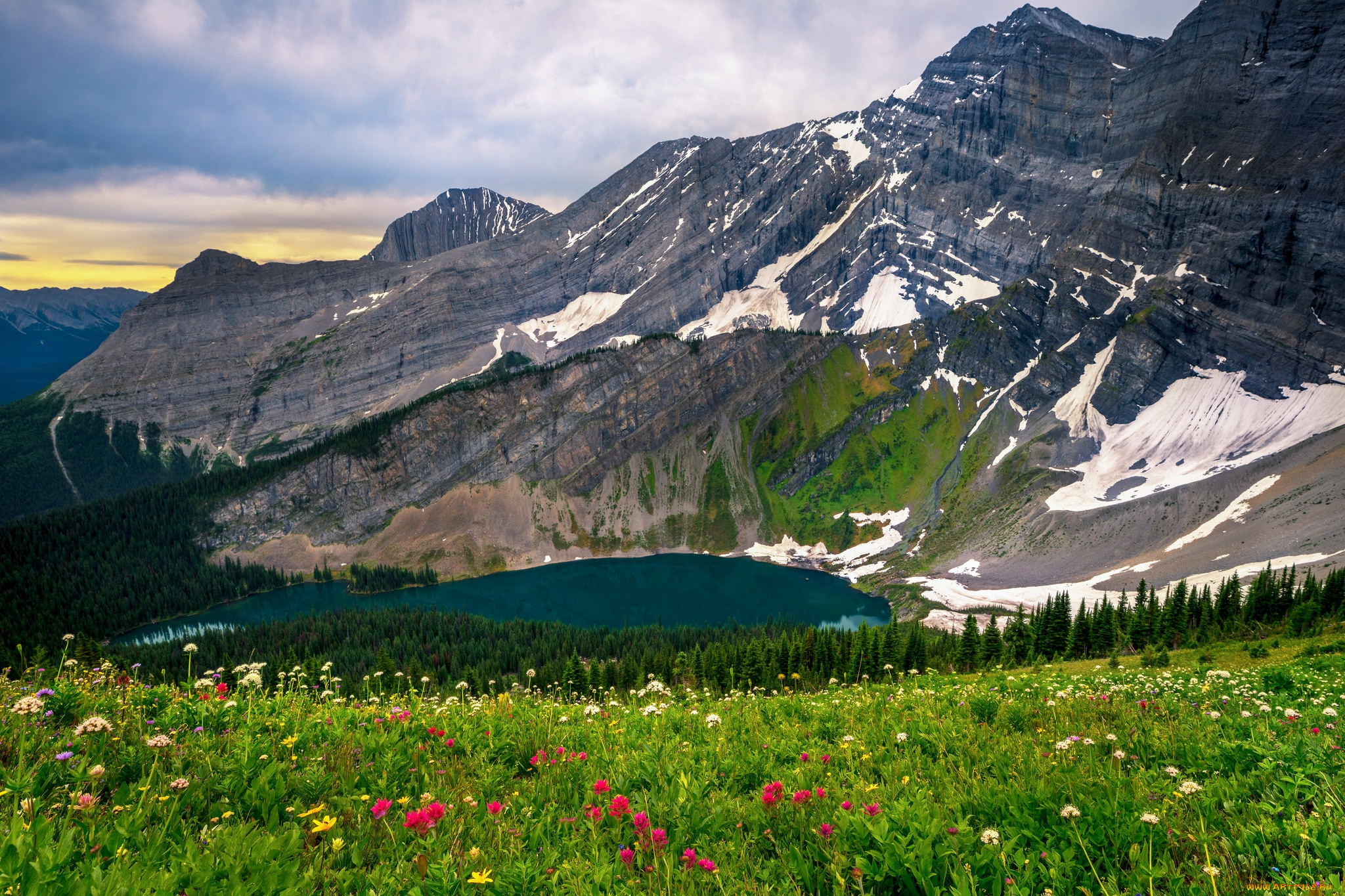 природа, горы, простор