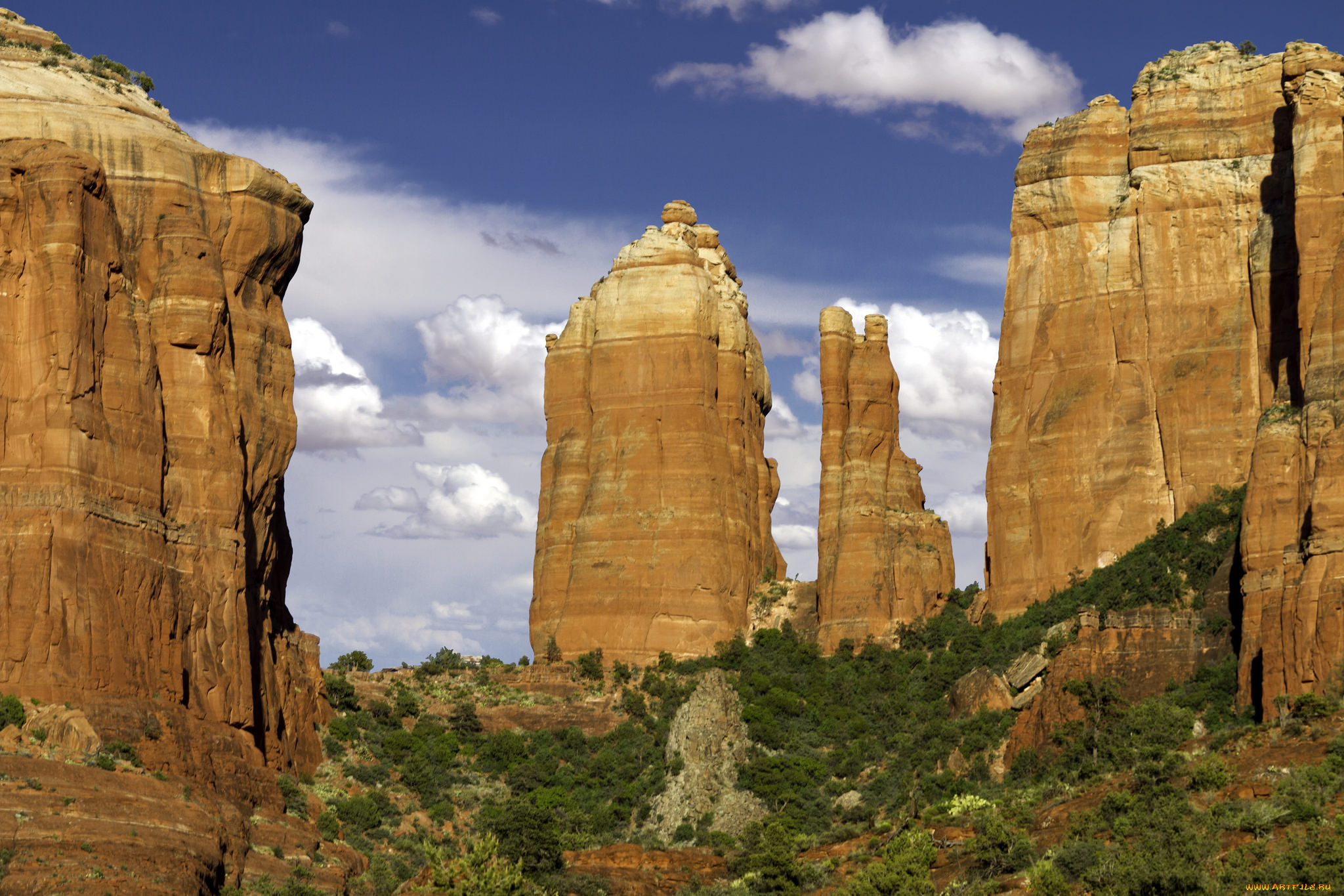 природа, горы, простор