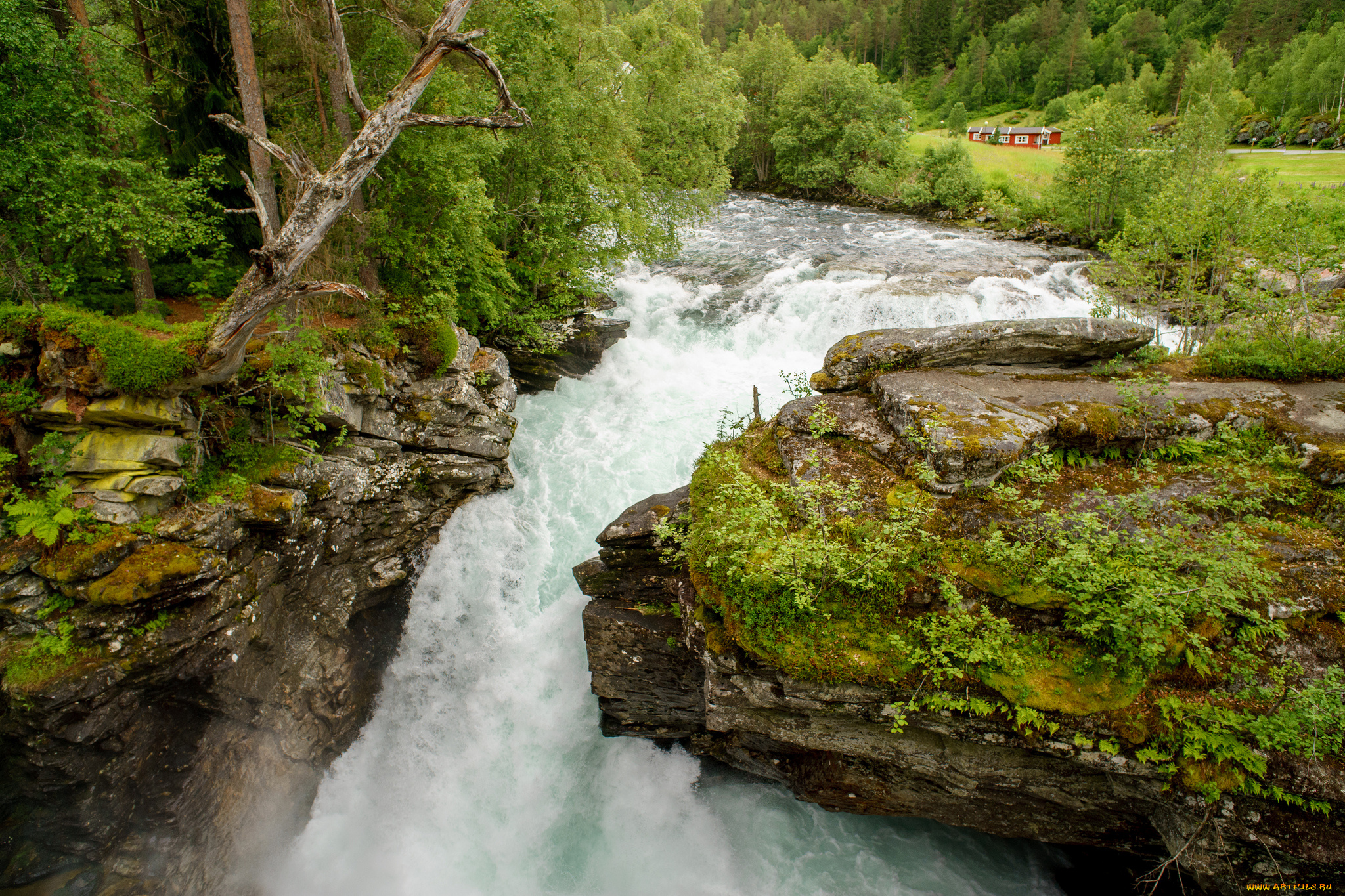 природа, водопады, простор