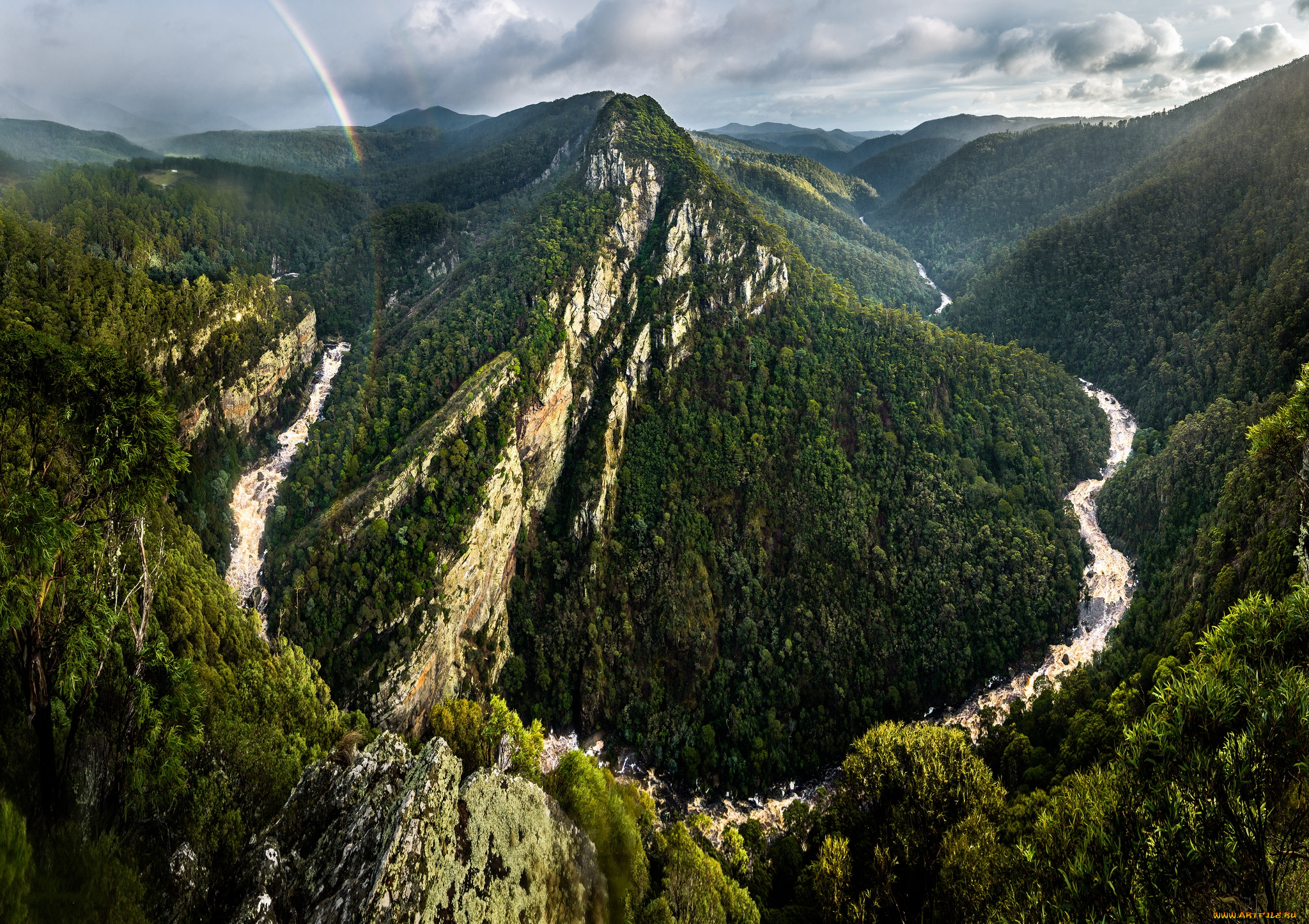 природа, горы, простор