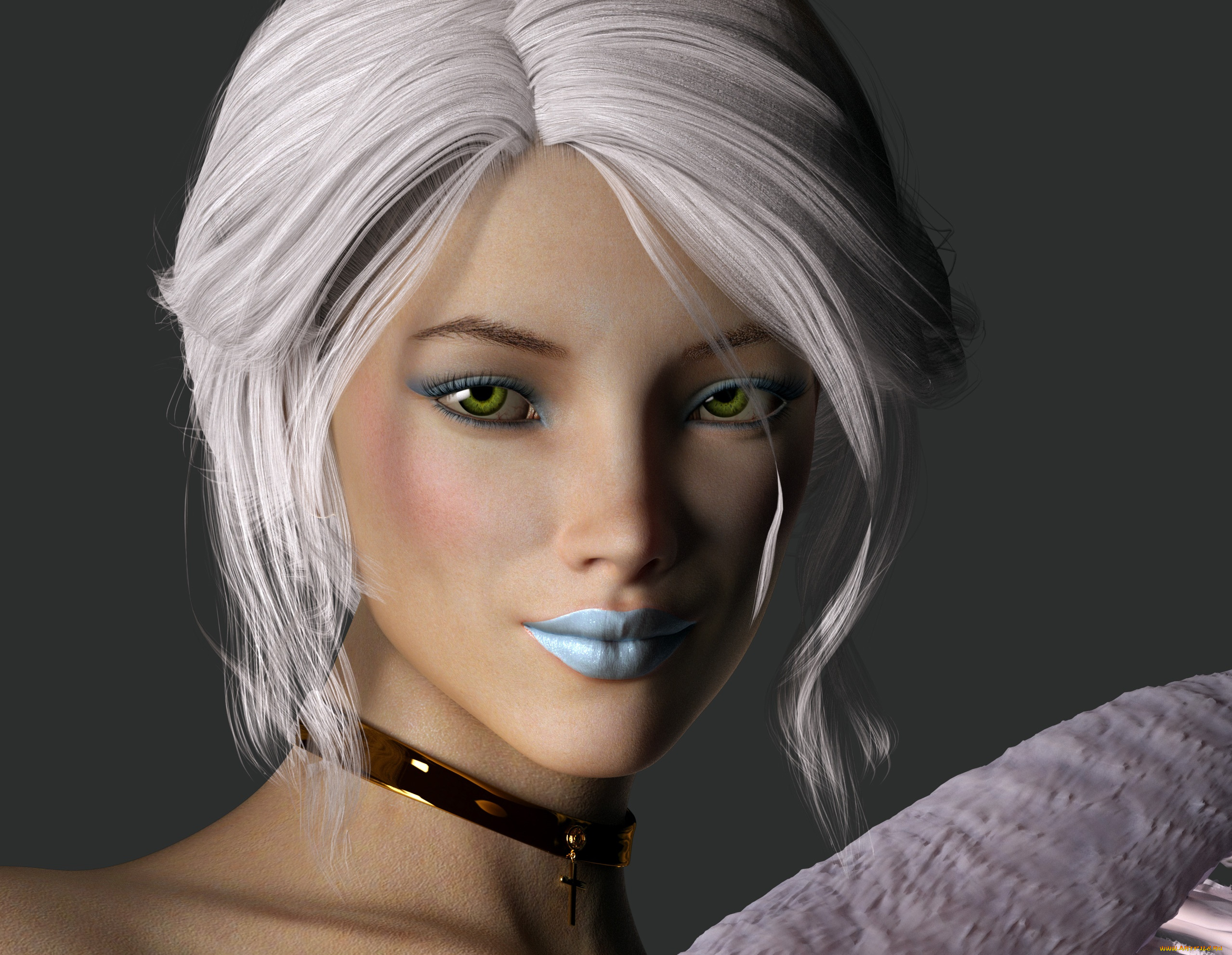 3д, графика, портрет, , portraits, фон, взгляд, девушка