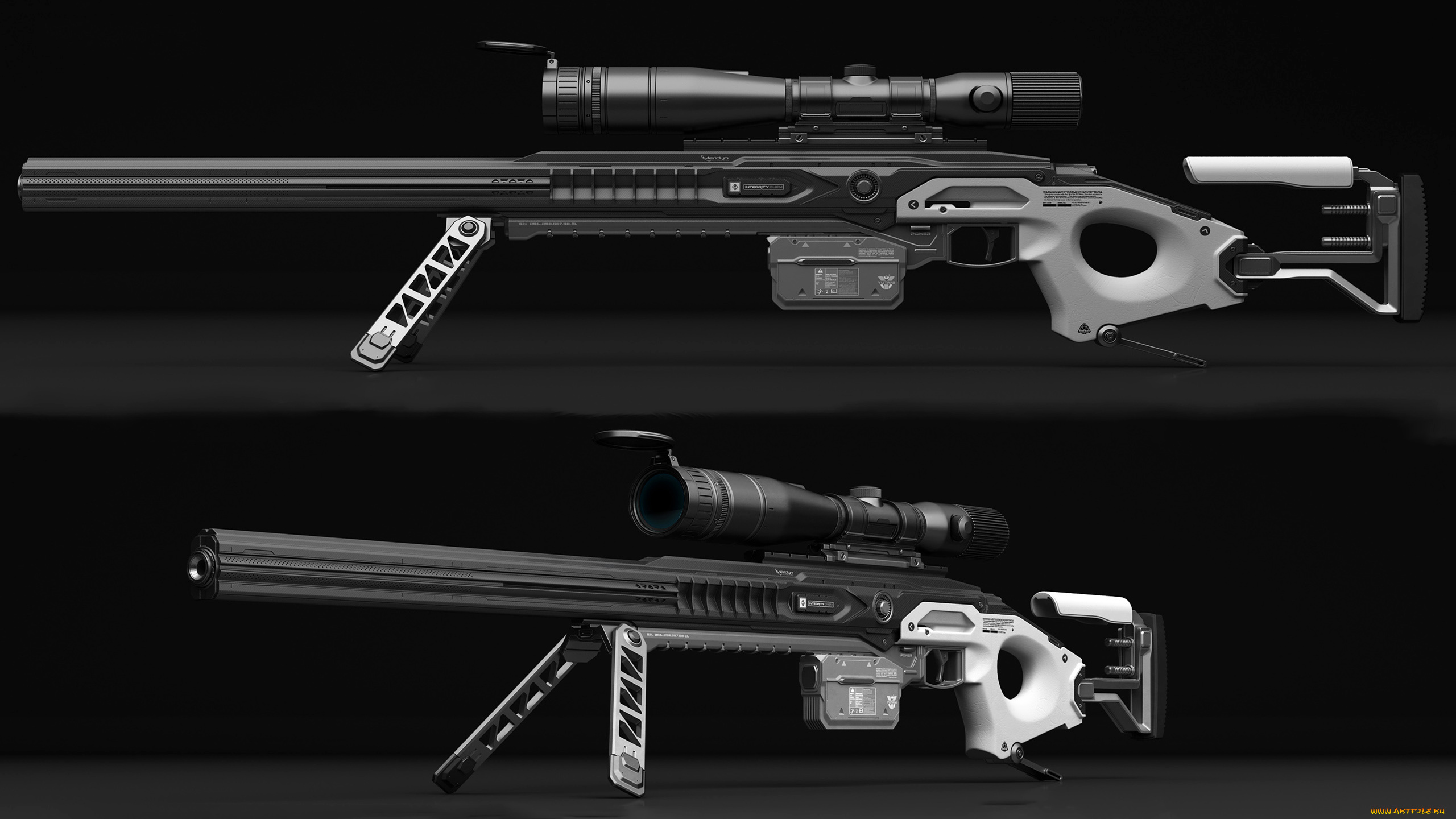 оружие, снайперская, винтовка, фон, автомат