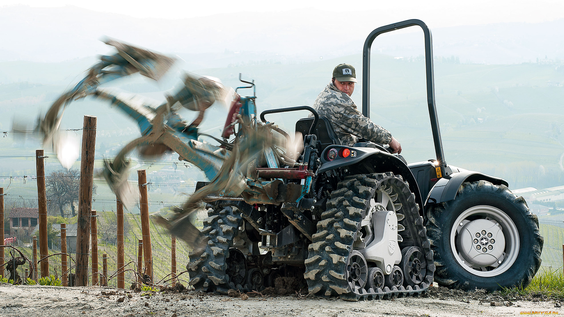 техника, тракторы, на, гусенецах, antonio, carraro