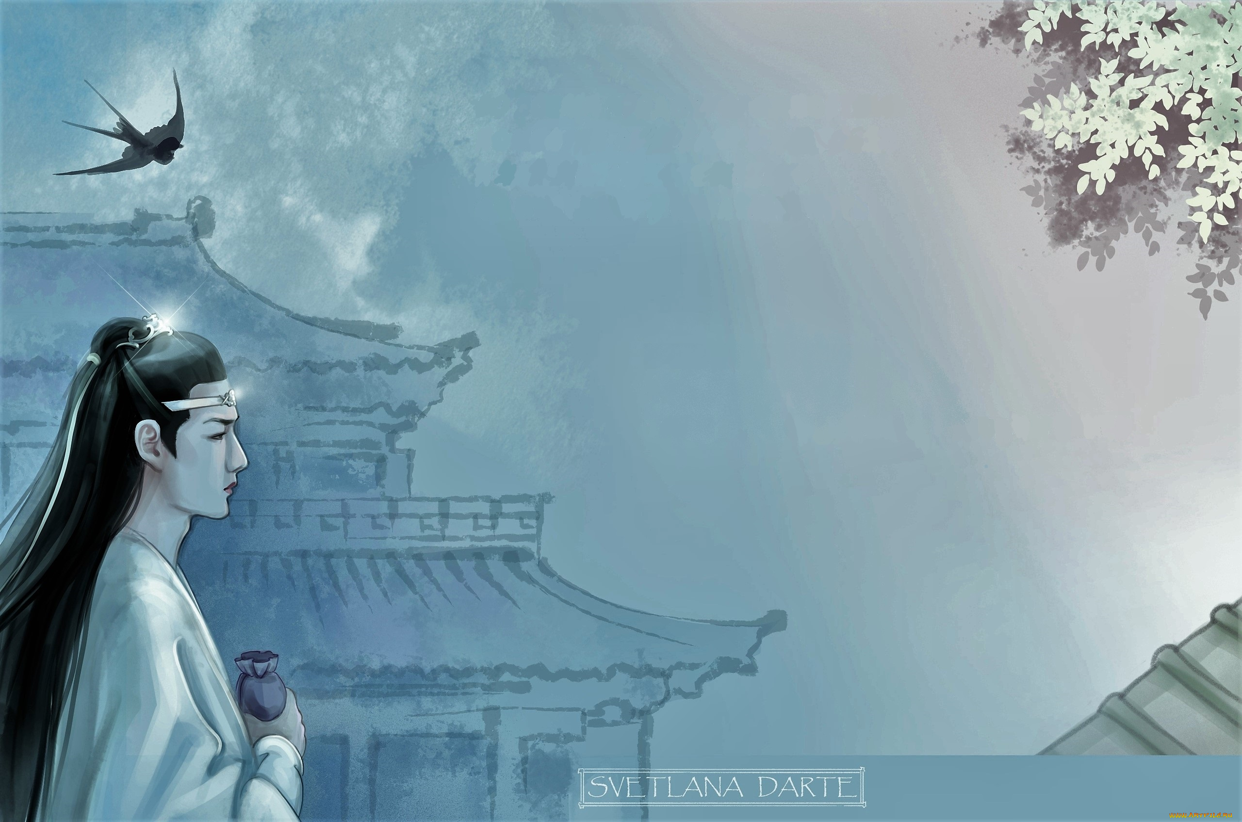 рисованное, кино, , мультфильмы, лань, ванцзи