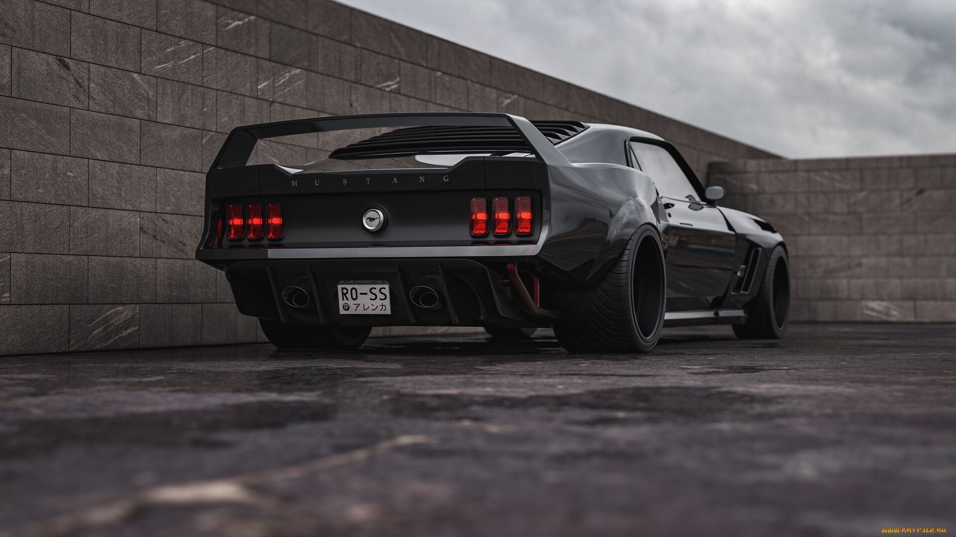 ford, mustang, boss, 429, hypnotizer, автомобили, 3д, ford, mustang, boss, 429, hypnotizer