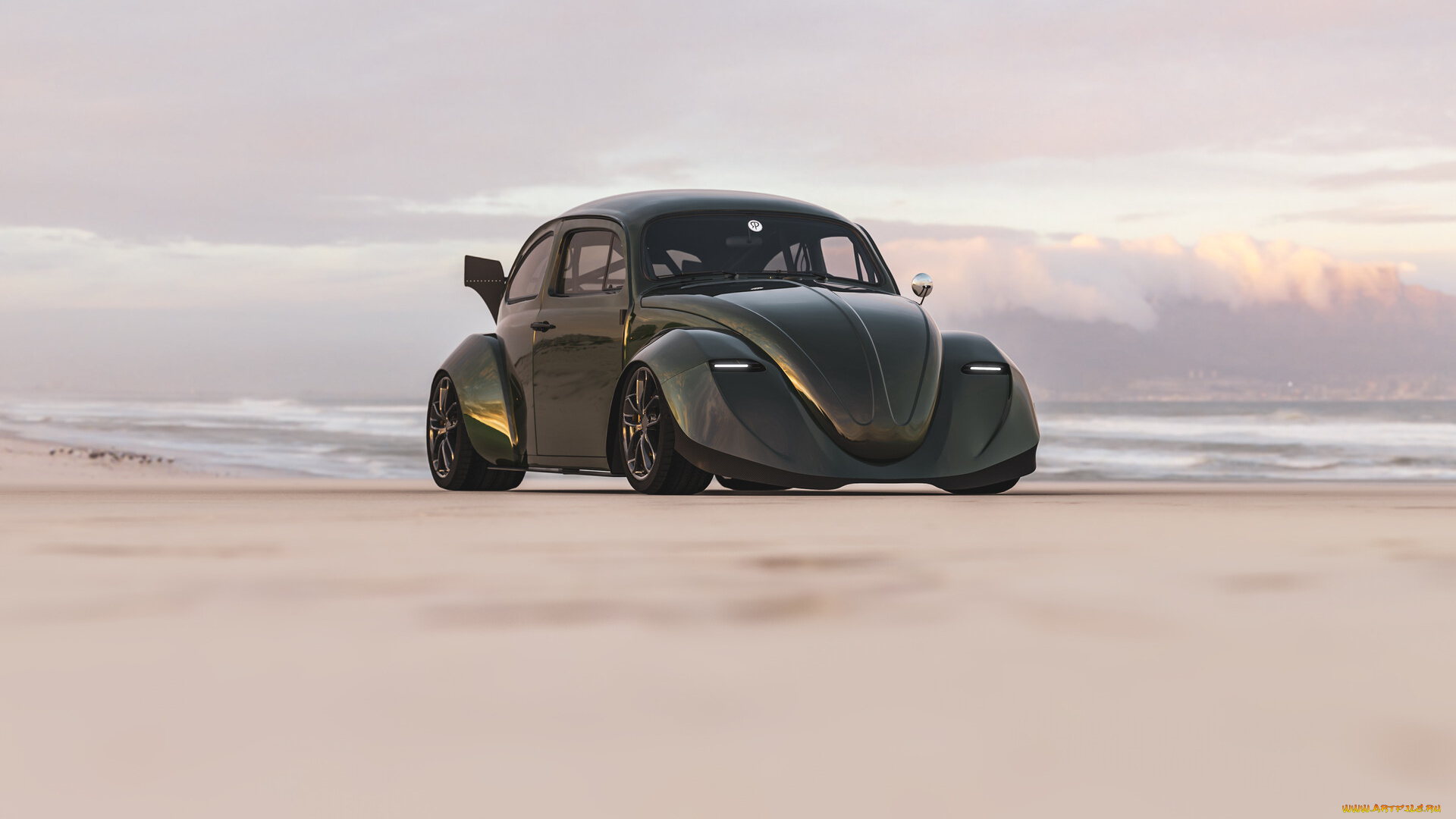 volkswagen, beetle, revenge, автомобили, 3д, volkswagen, beetle, revenge