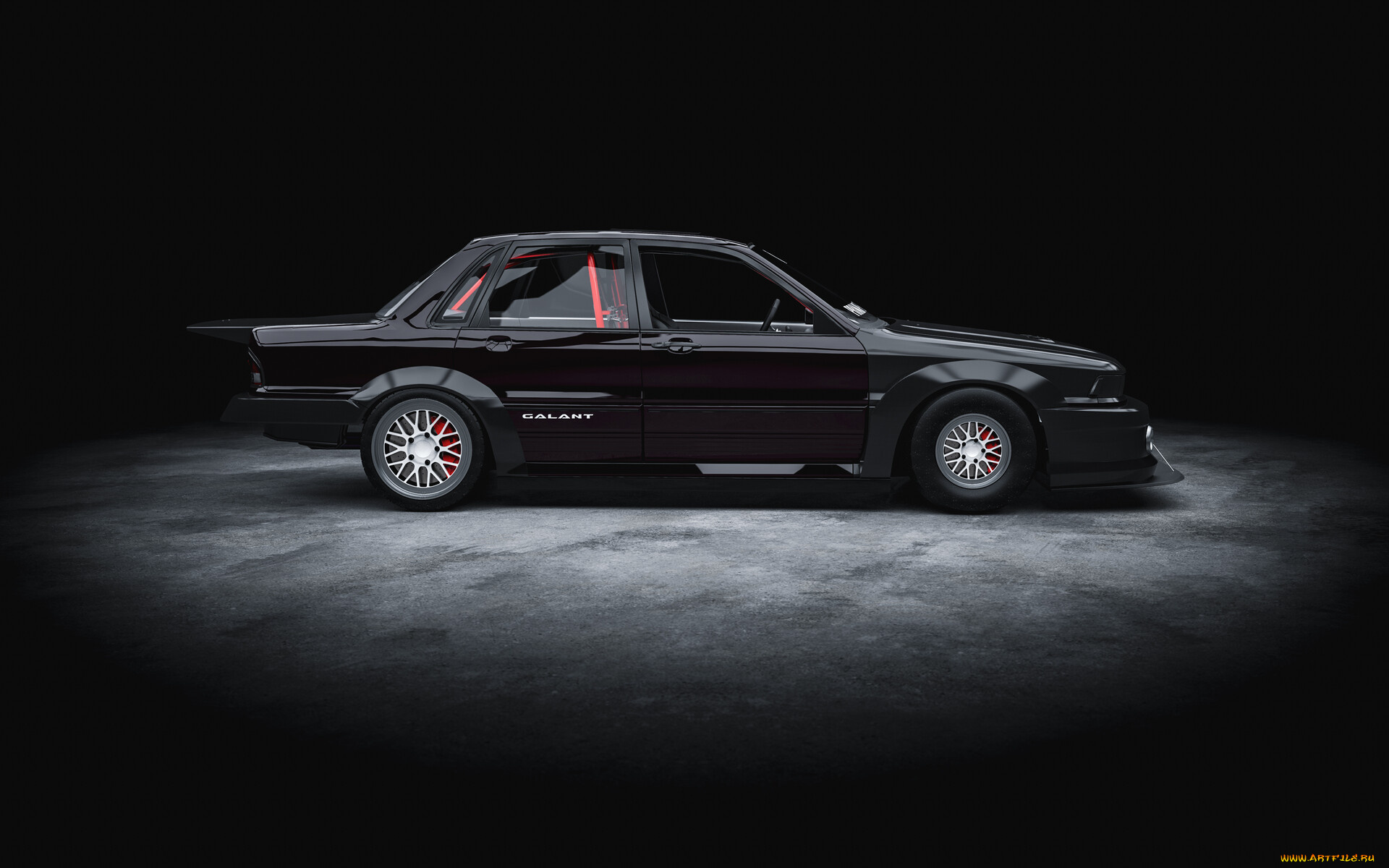 mitsubishi, galant, 6g, dragster, rwd, автомобили, 3д, mitsubishi, galant, 6g, dragster, rwd