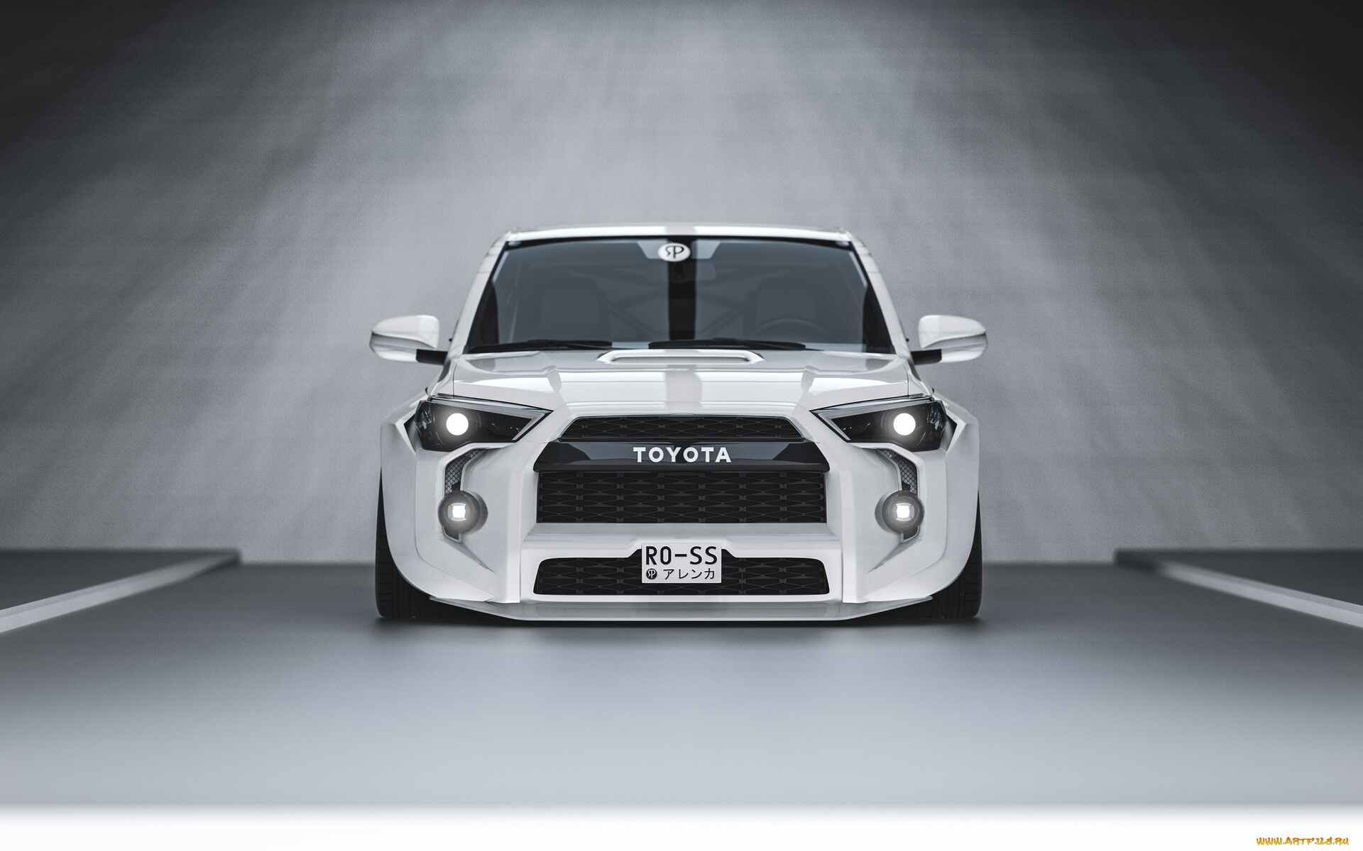 toyota, land, cruiser, 4-runner, slammed, widebody, автомобили, 3д, toyota, land, cruiser, 4-runner, slammed, widebody