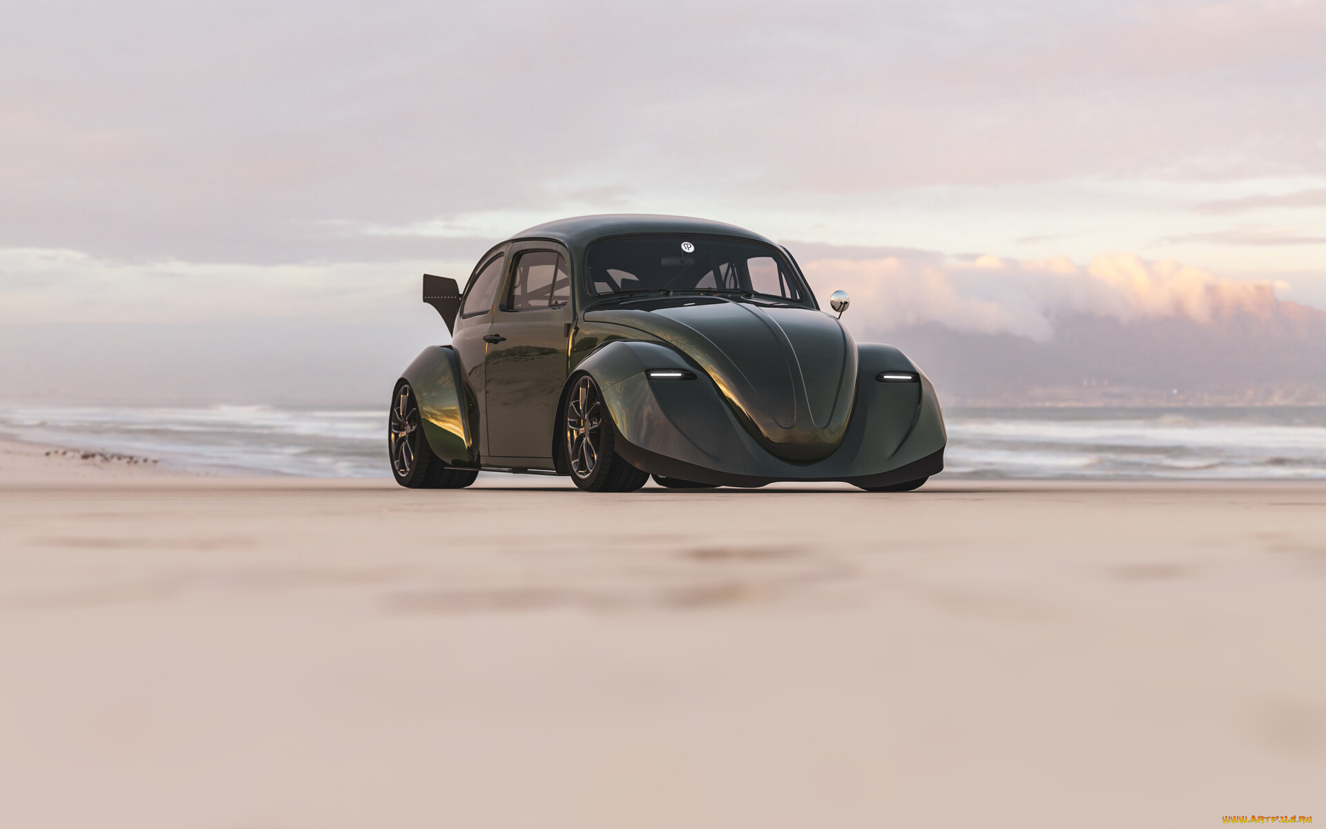 volkswagen, beetle, revenge, автомобили, 3д, volkswagen, beetle, revenge