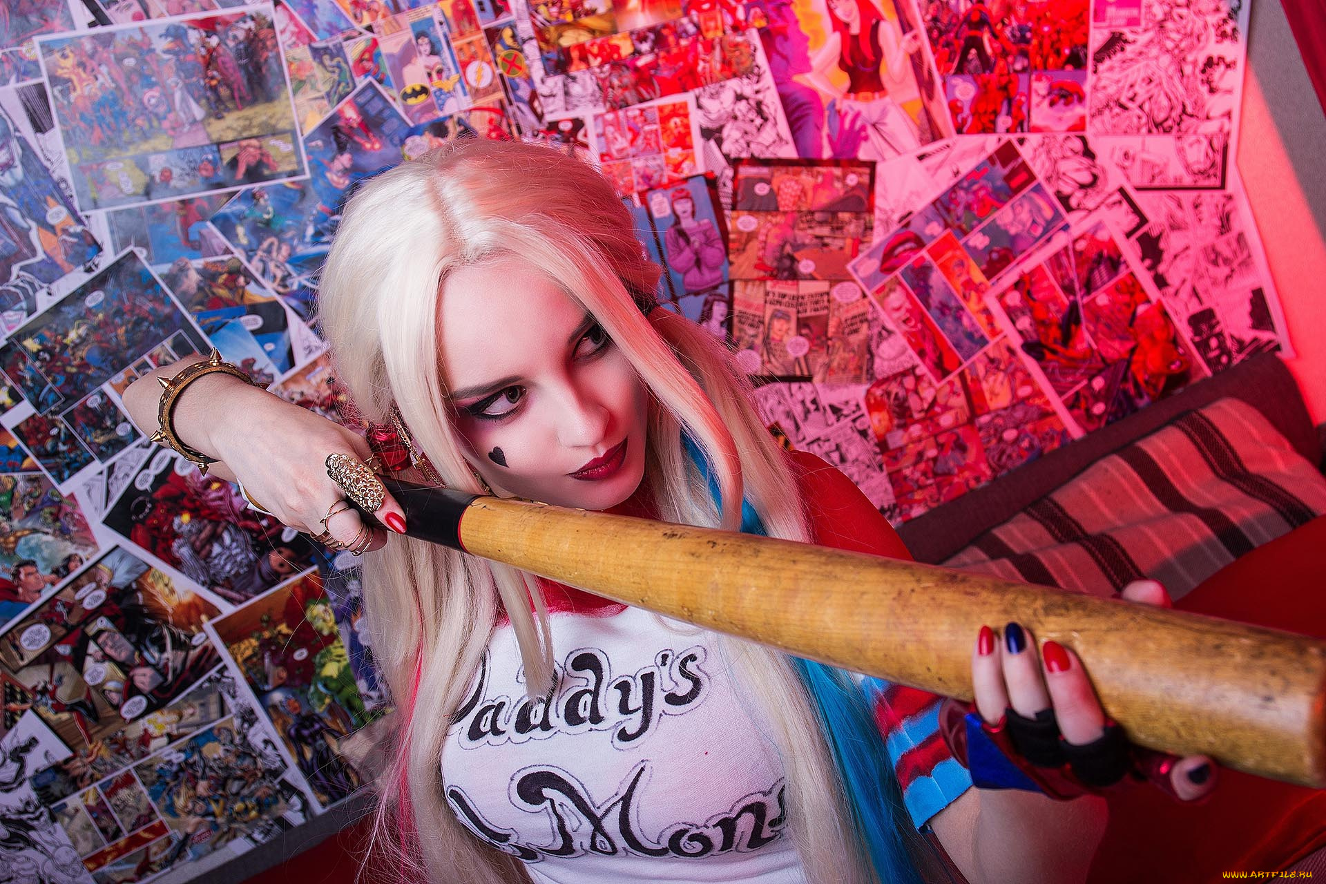 девушки, kirdjava, образ, бита