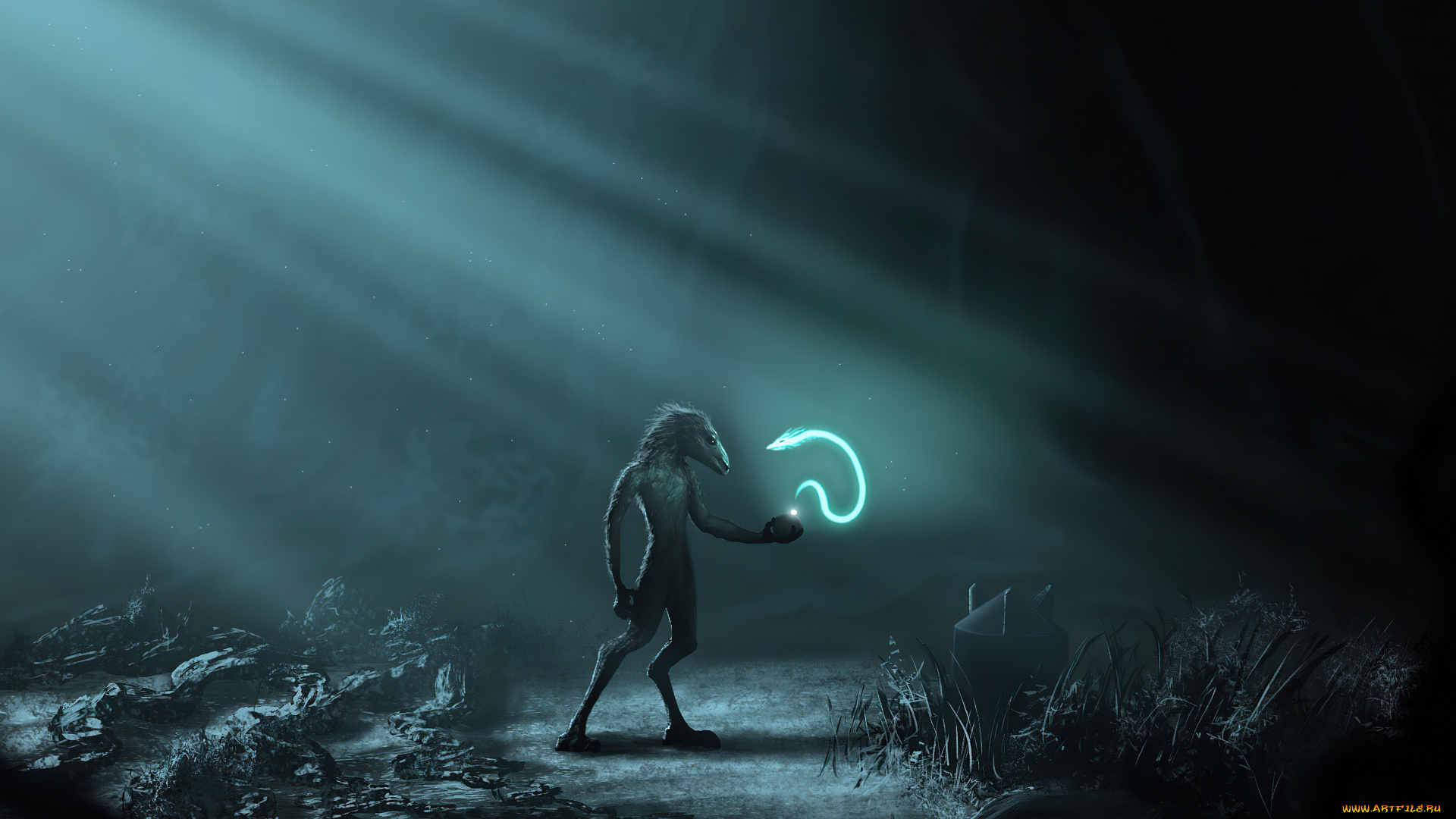 фэнтези, оборотни, волк