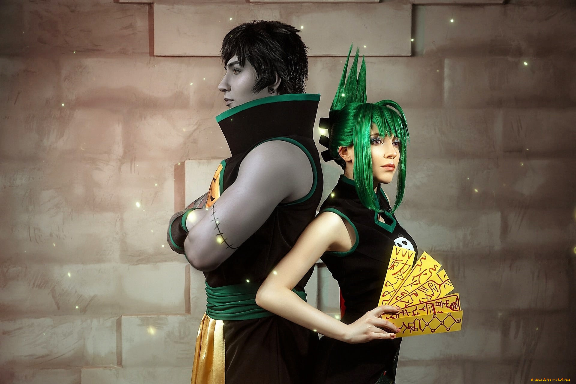 дарья, флора, разное, мужчина, женщина, пара, образы, костюмы