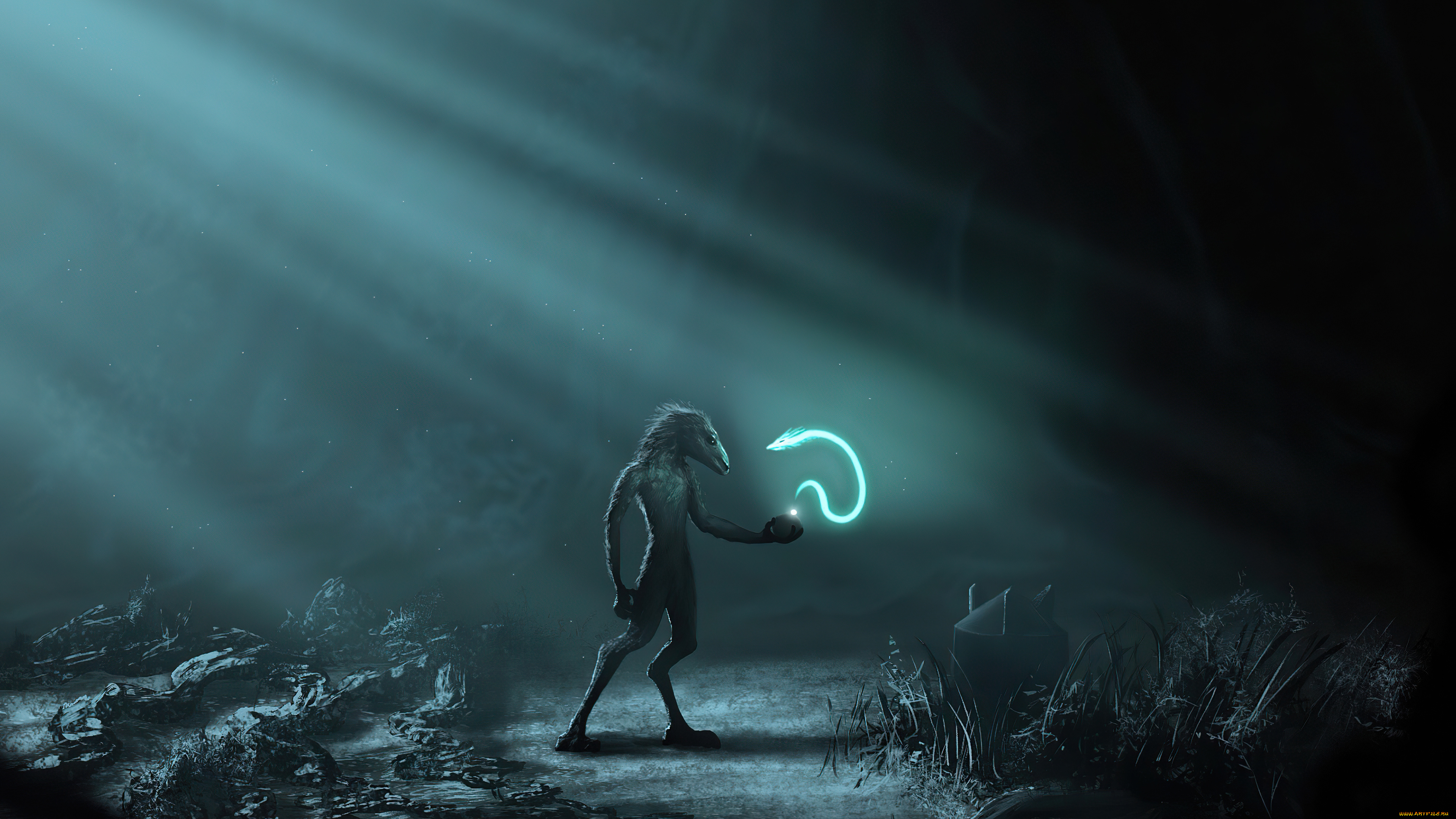 фэнтези, оборотни, волк