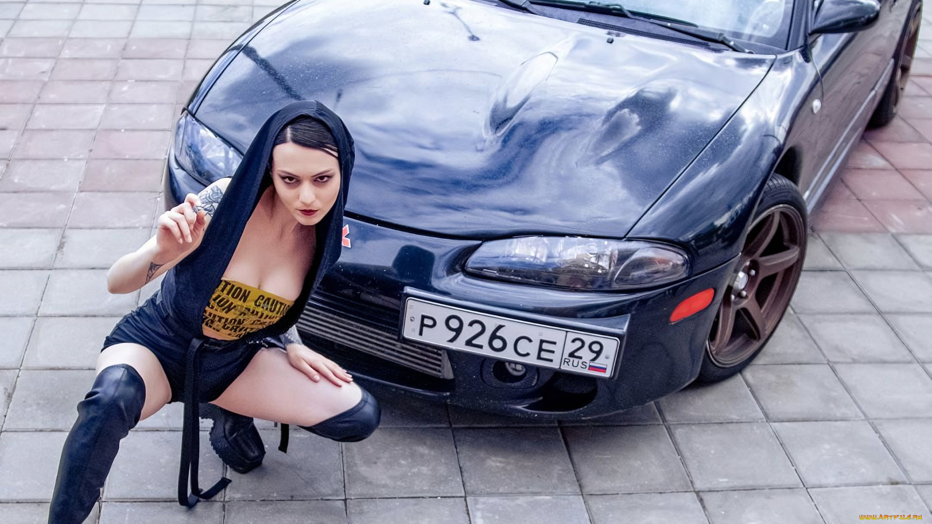 автомобили, -авто, с, девушками, margo, eclipse