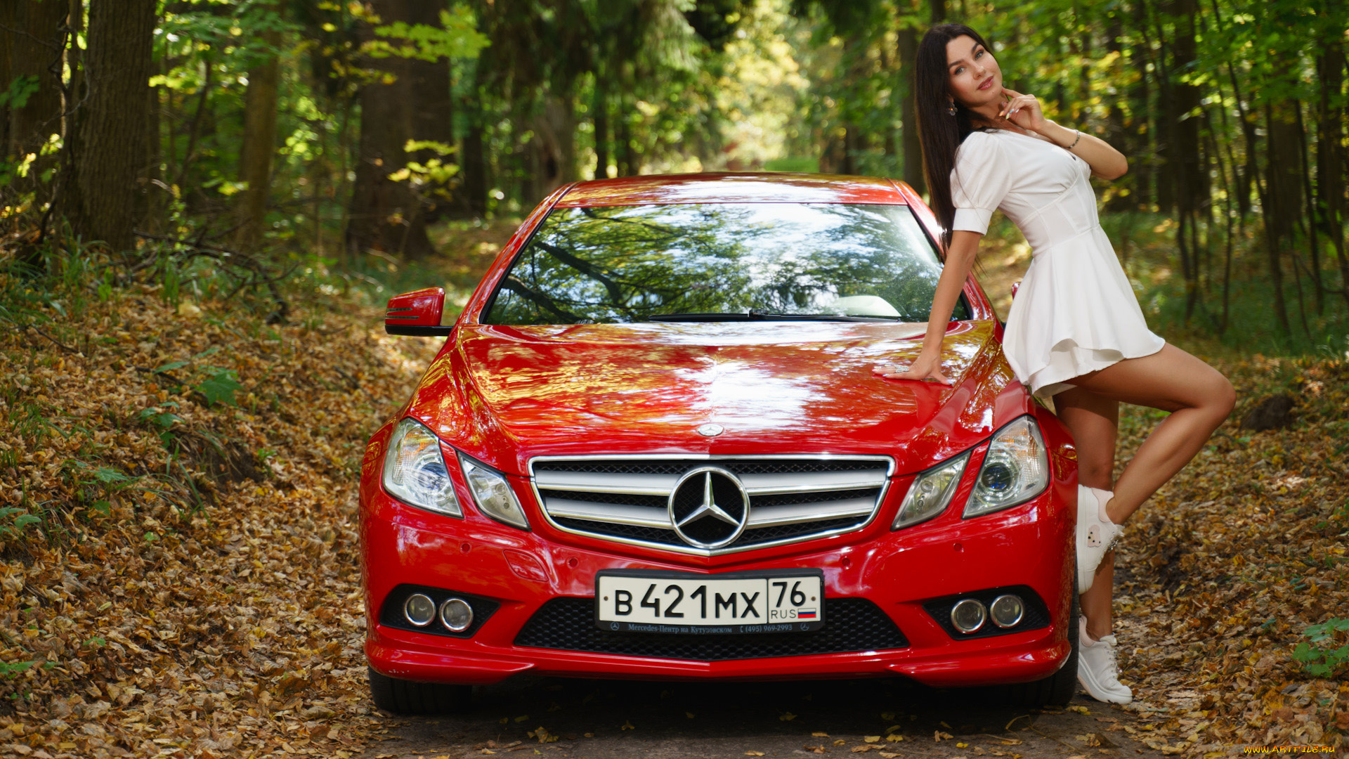 автомобили, -авто, с, девушками, mercedes