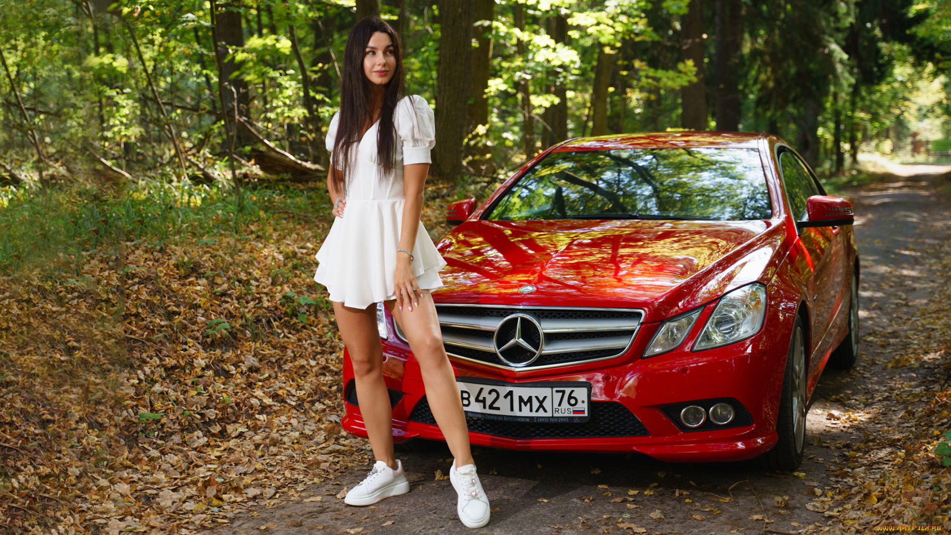 автомобили, -авто, с, девушками, mercedes