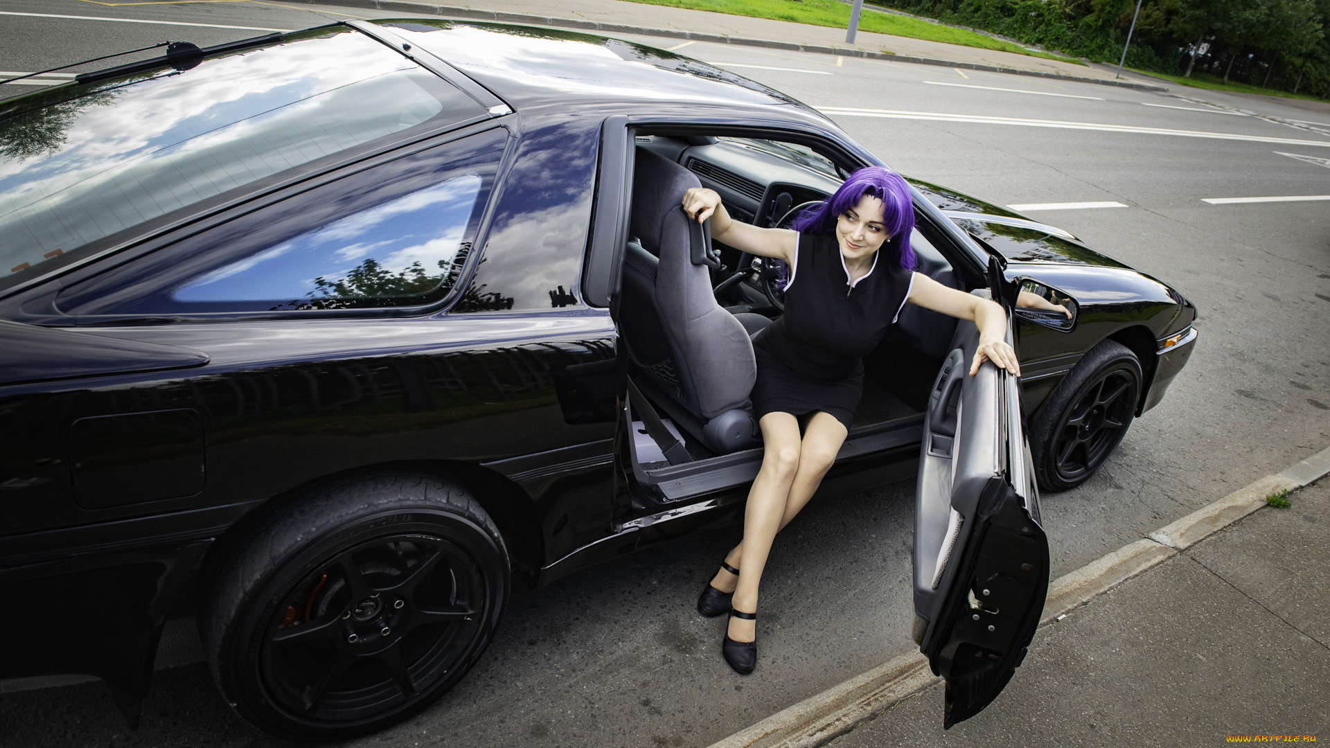 автомобили, -авто, с, девушками, toyota, supra