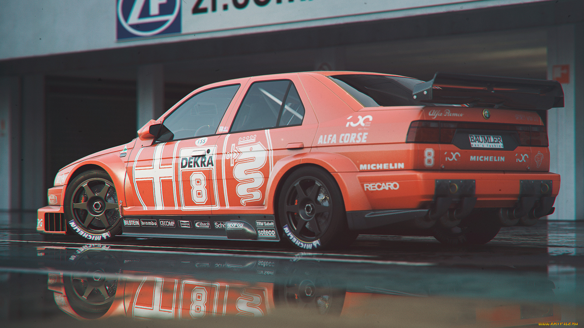 автомобили, 3д, alfa-romeo