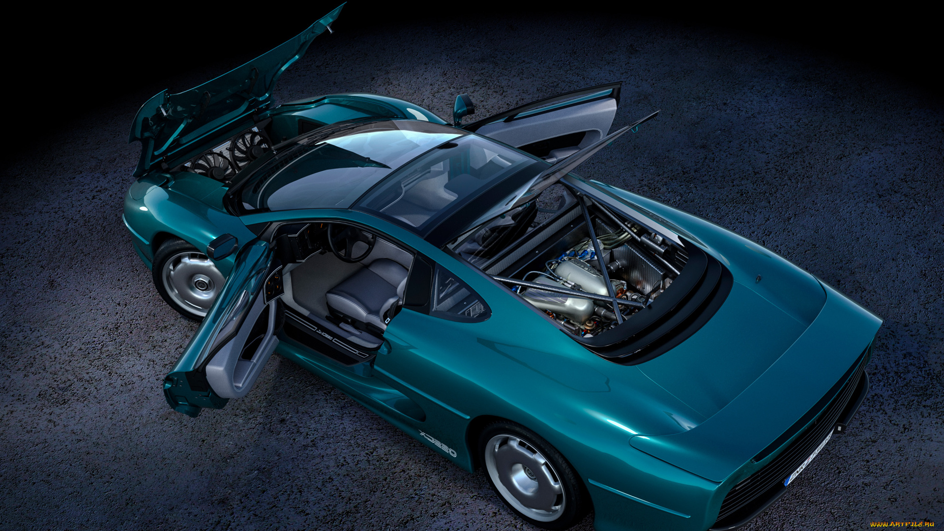 автомобили, 3д, jaguar