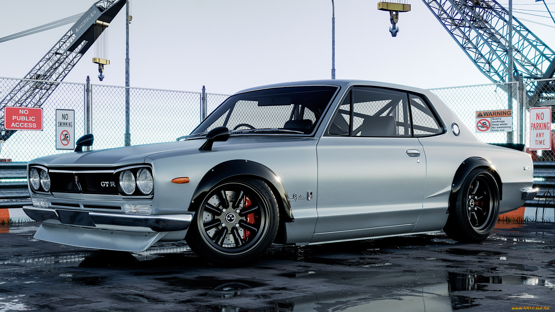 автомобили, 3д, nissan