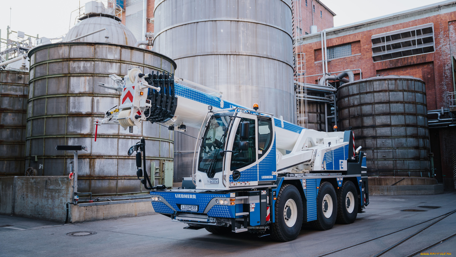 техника, краны, liebherr
