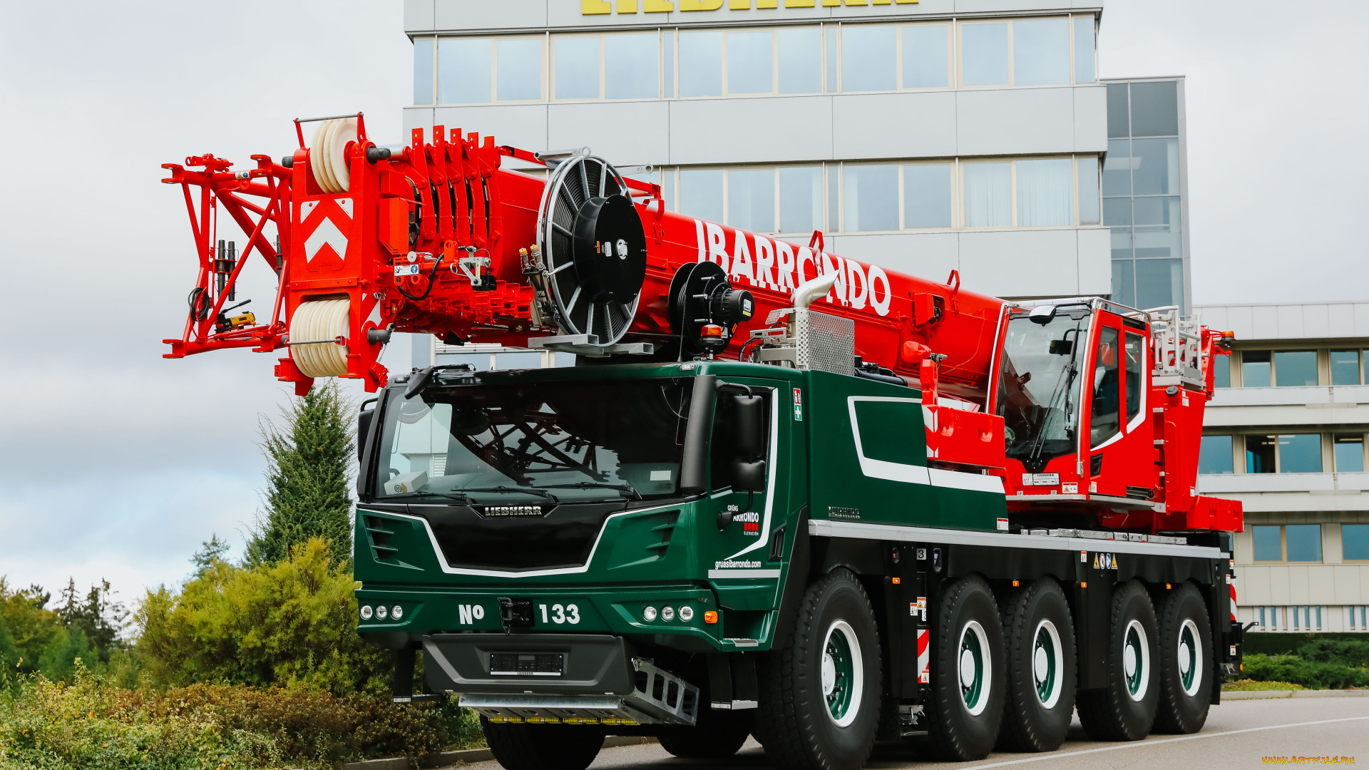 техника, краны, liebherr