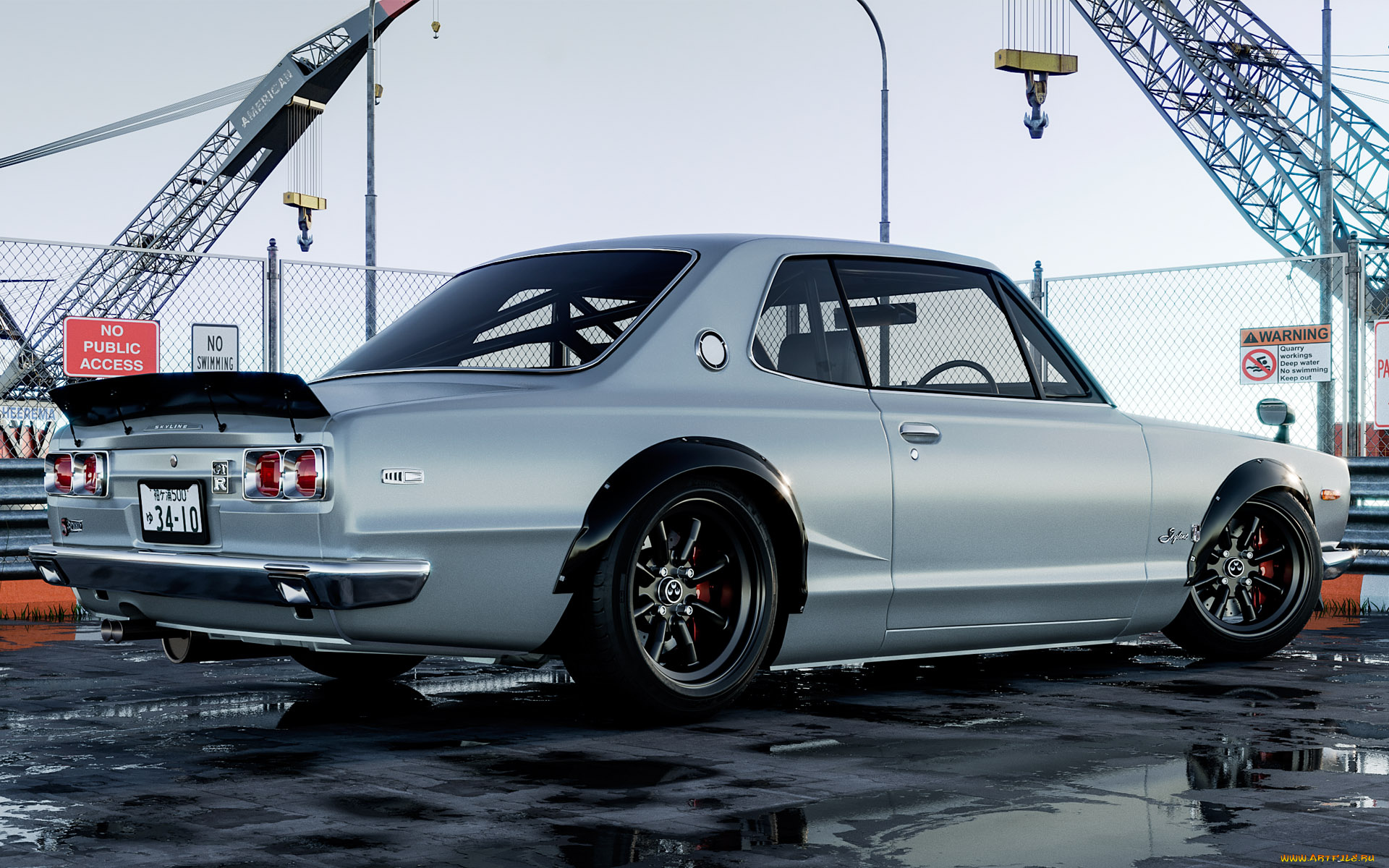 автомобили, 3д, nissan