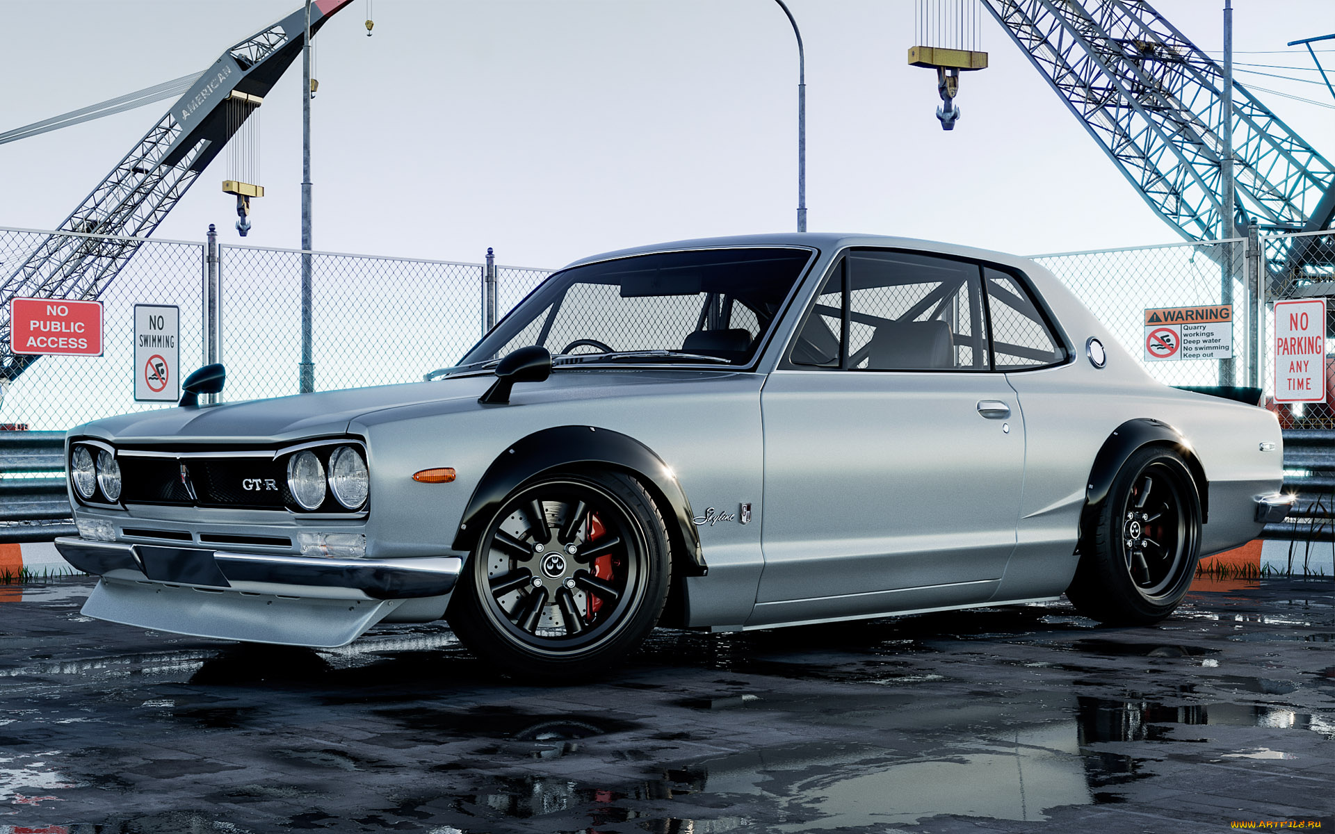 автомобили, 3д, nissan