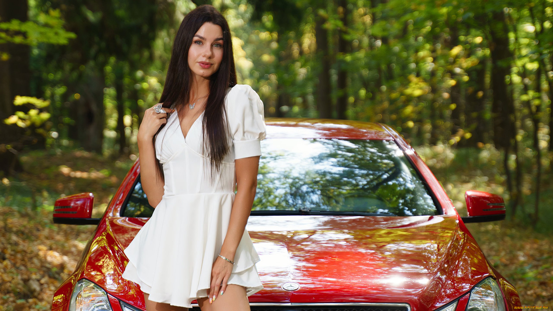 автомобили, -авто, с, девушками, mercedes