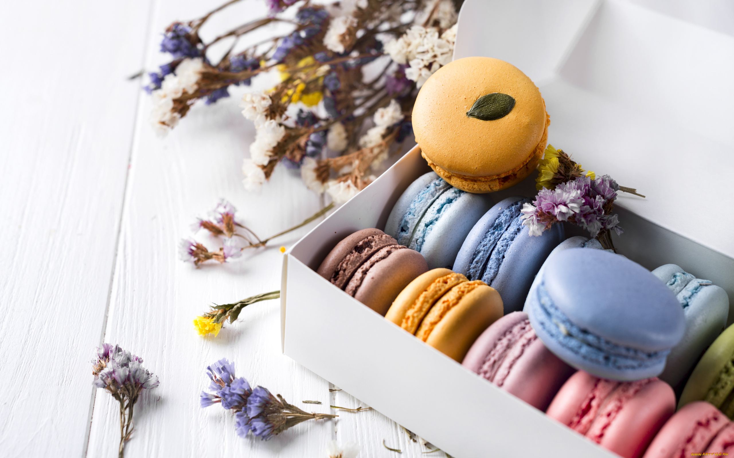 еда, макаруны, лакомство, ассорти