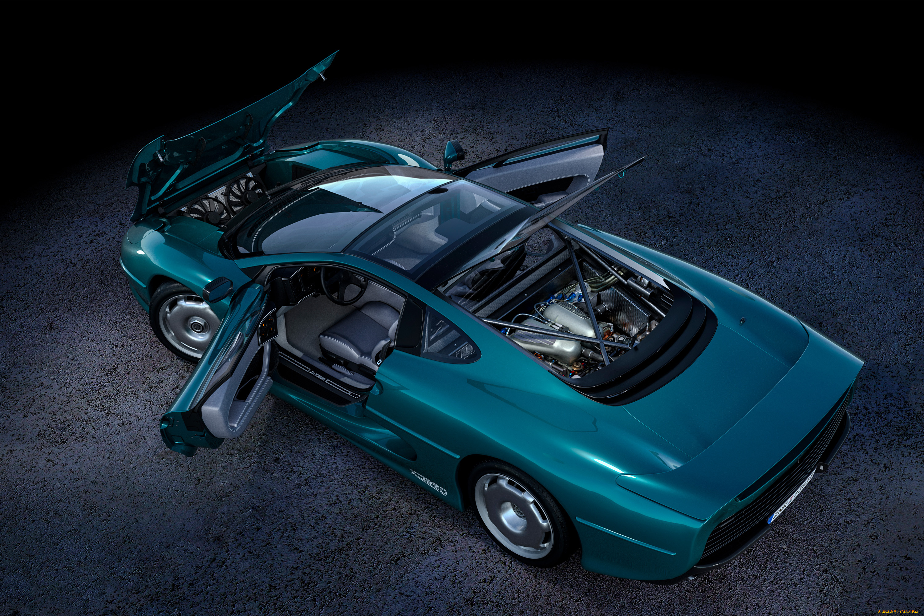 автомобили, 3д, jaguar