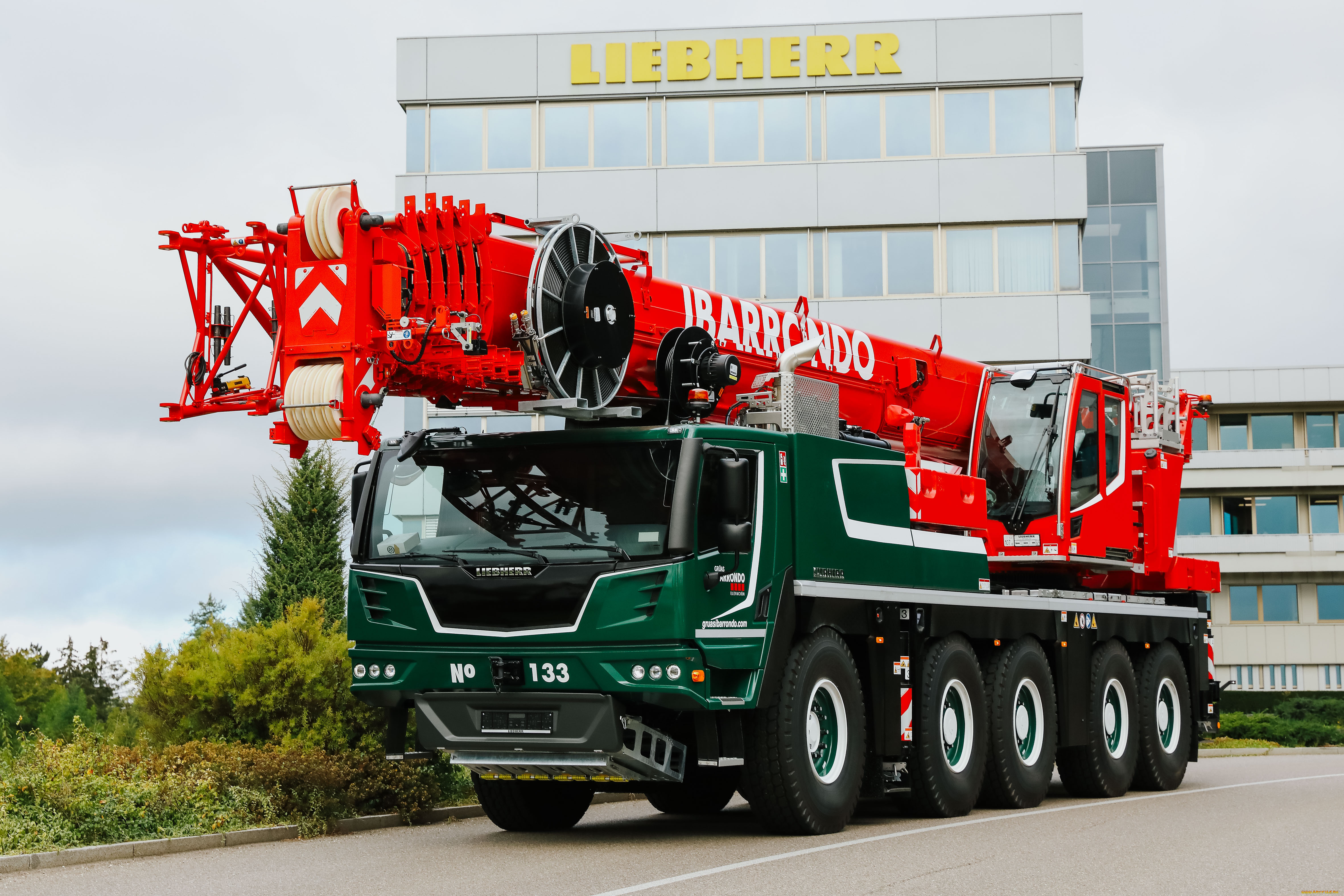 техника, краны, liebherr