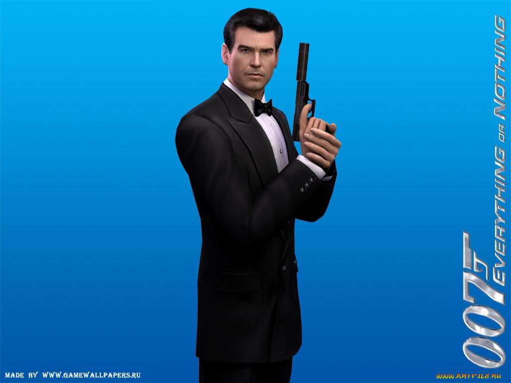 видео, игры, james, bond, 007, everything, or, nothing