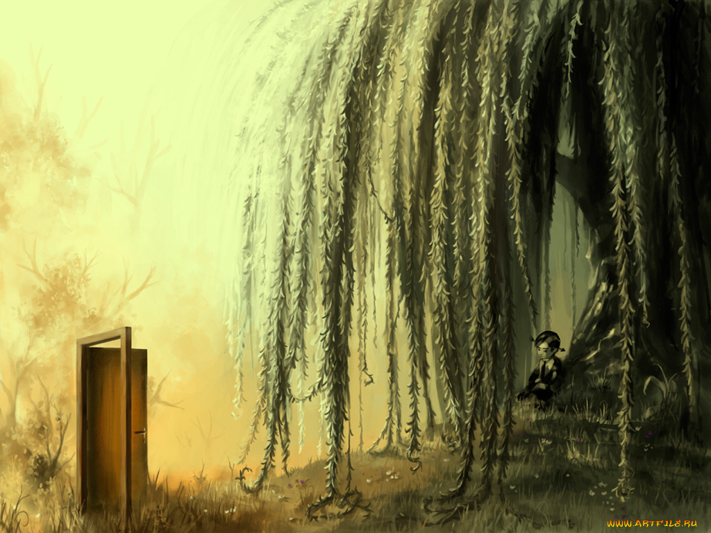 рисованные, природа