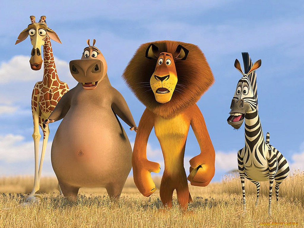 мультфильмы, madagascar, escape, africa