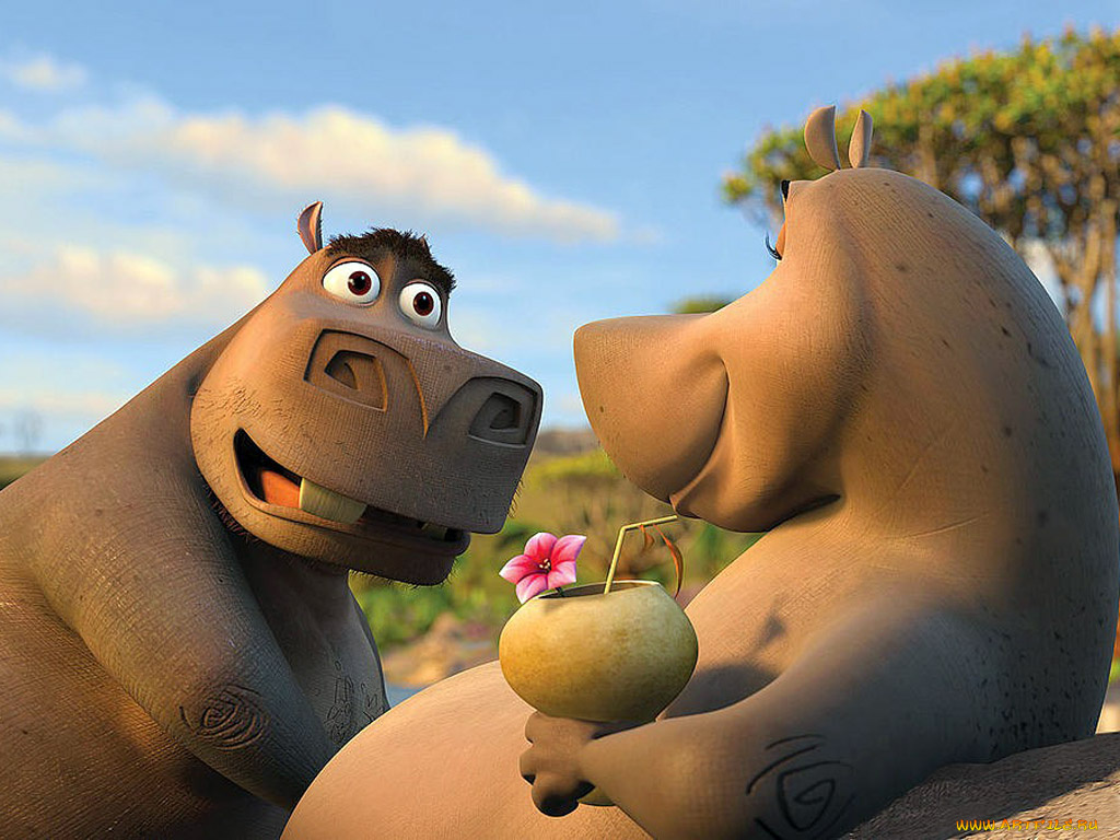 мультфильмы, madagascar, escape, africa