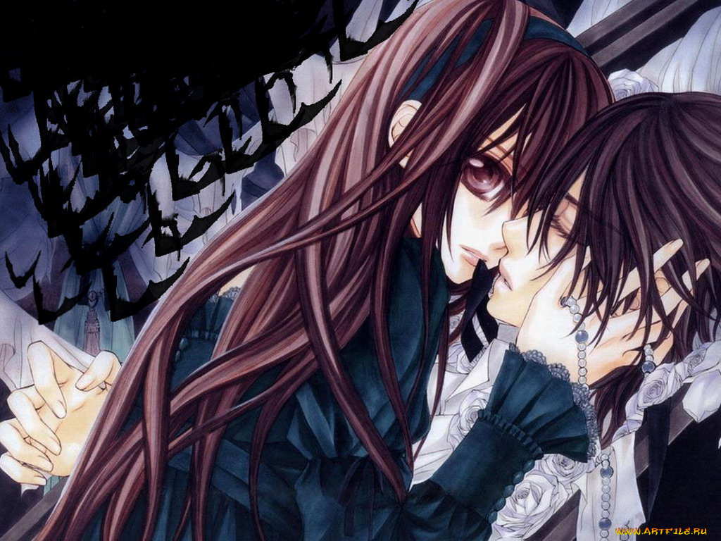 yuuki, and, kaname, аниме, vampire, knight