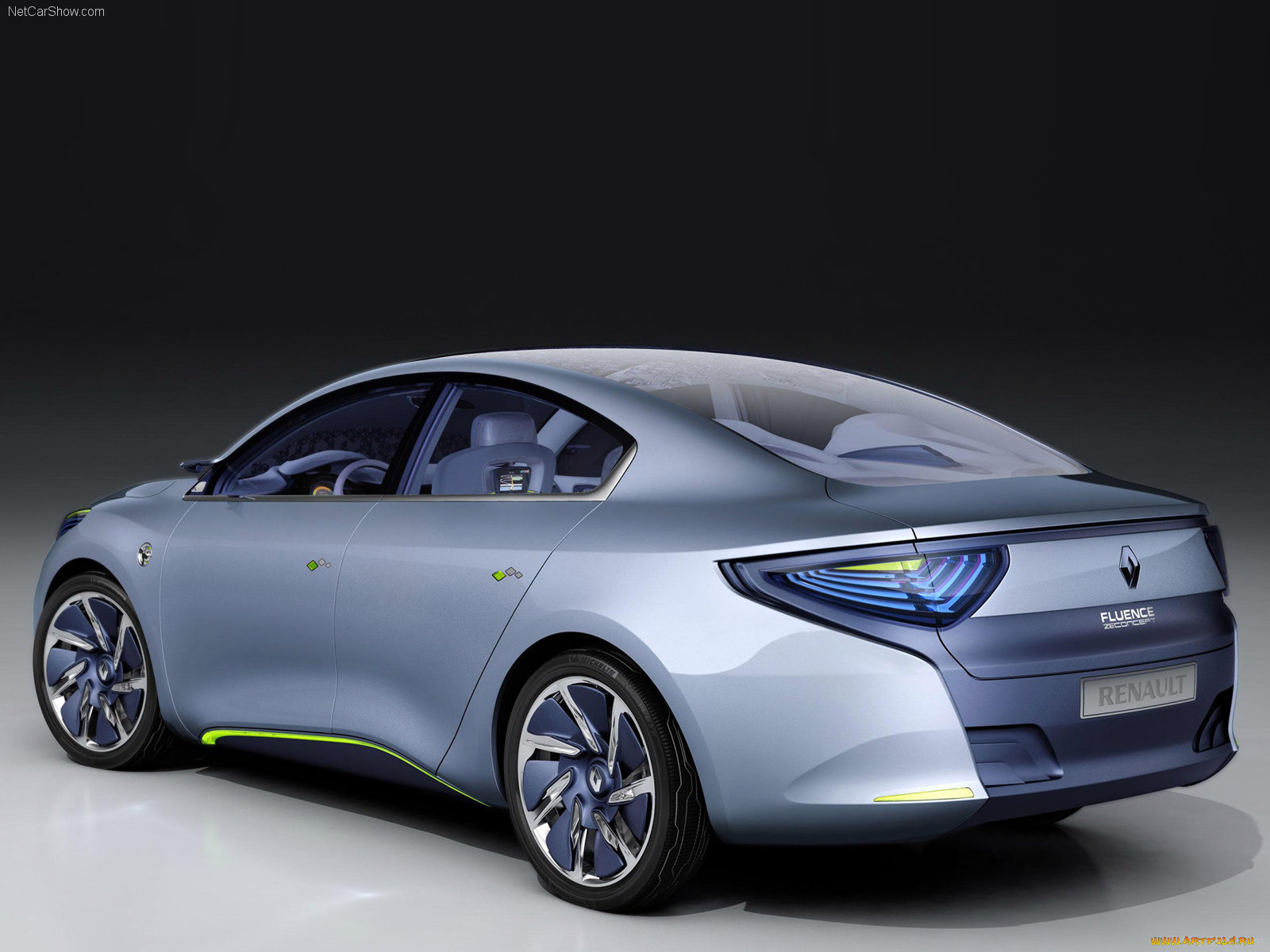renault, fluence, ze, concept, 2009, автомобили, 3д